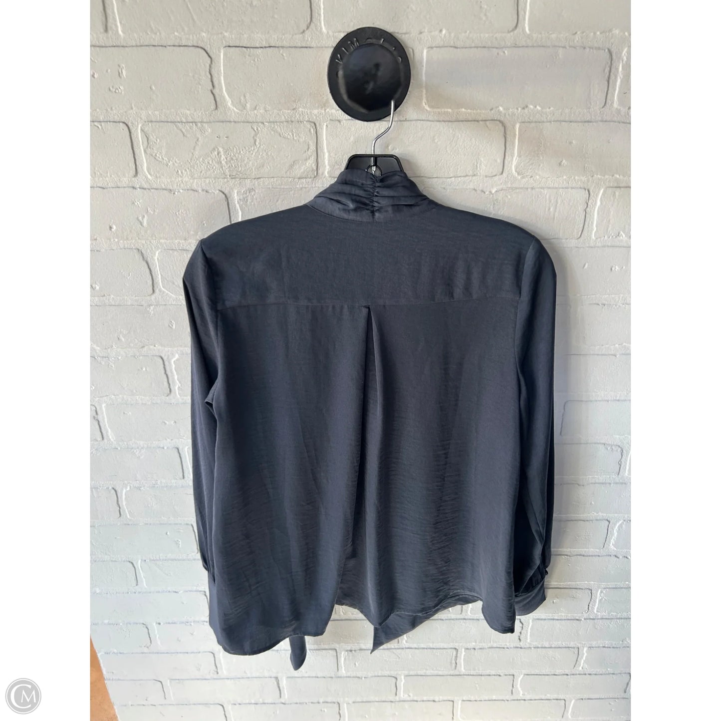 Top Long Sleeve By H&m In Grey, Size: Xs