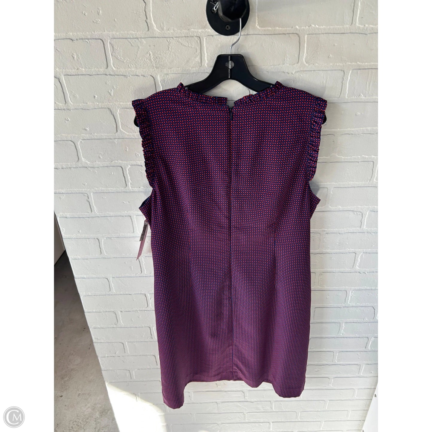 Dress Work By J. Crew In Blue & Orange, Size: Xl