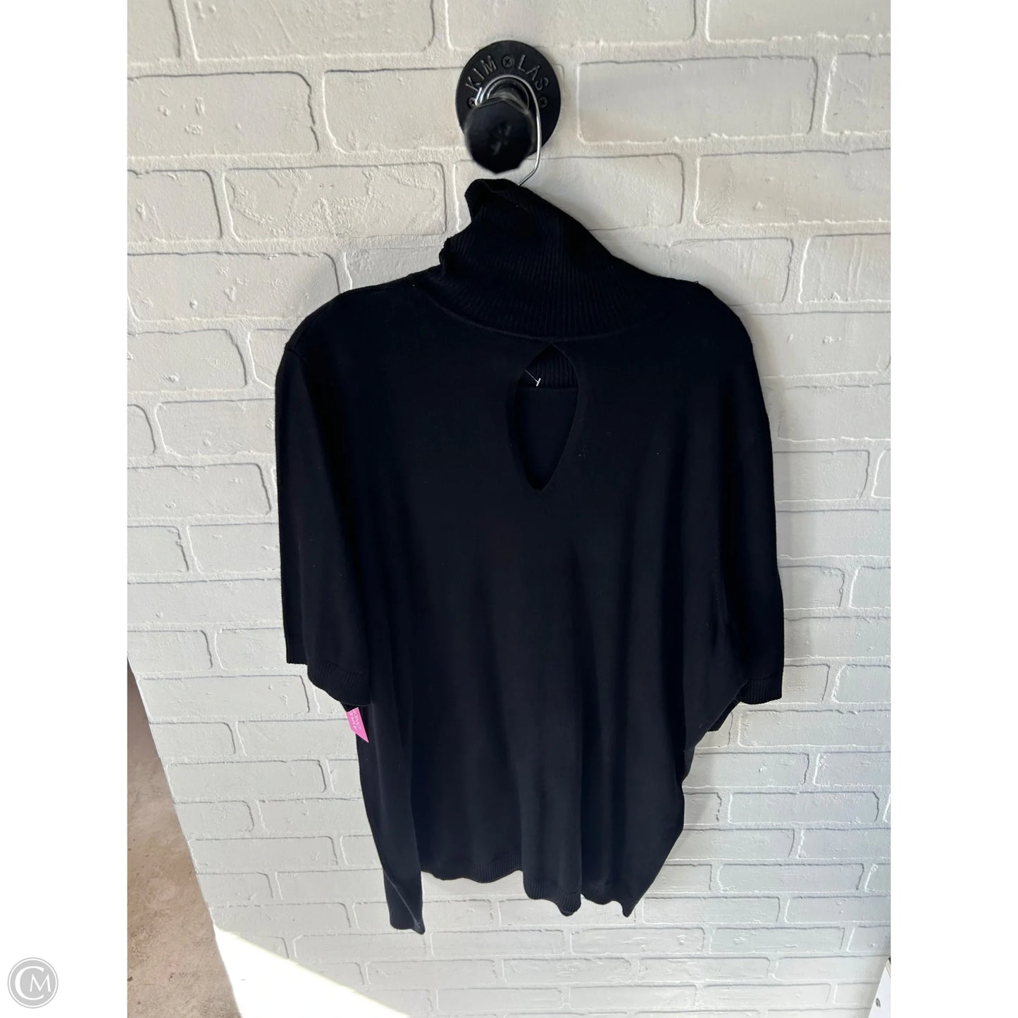 Sweater Short Sleeve By Lane Bryant In Black, Size: 4x