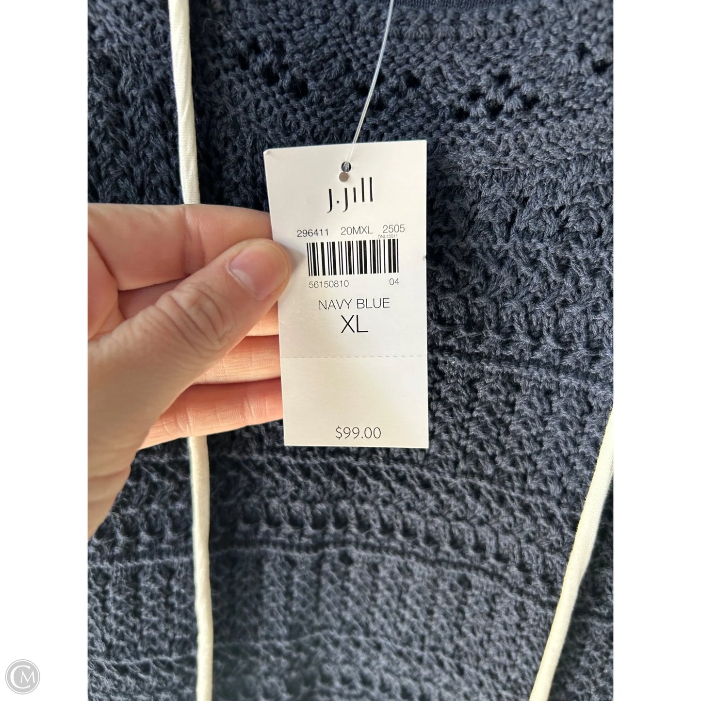 Dress Casual Midi By J. Jill In Blue, Size: Xl