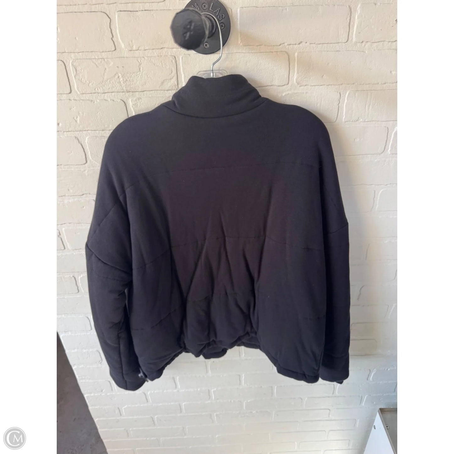 Jacket Puffer & Quilted By Any Body In Black, Size: M