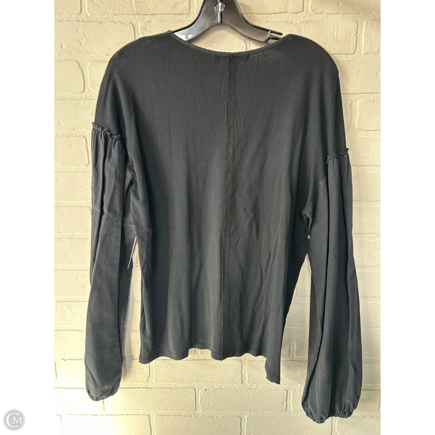 Top Long Sleeve By Red Haute In Black, Size: M