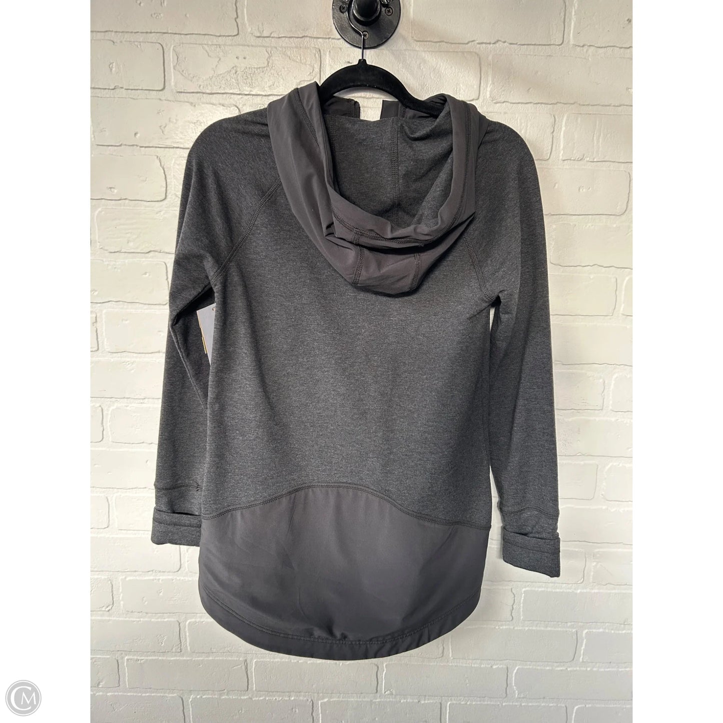 Sweatshirt Hoodie By Eddie Bauer In Grey, Size: Xs