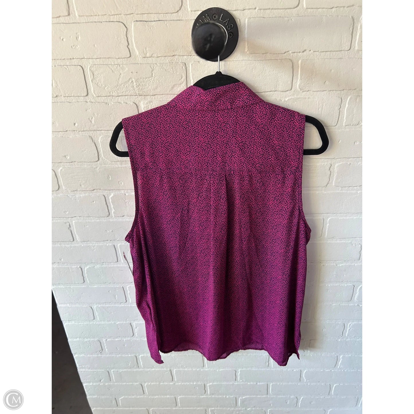 Top Sleeveless By Michael By Michael Kors In Blue & Pink, Size: Xl