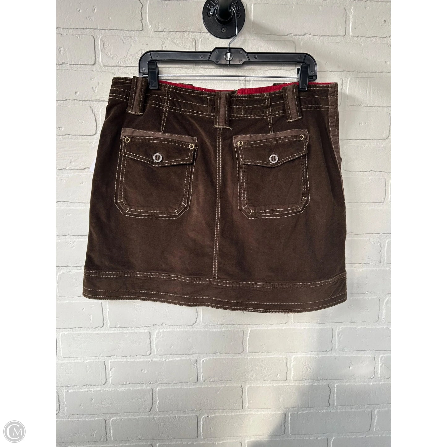 Skirt Mini & Short By Aventura In Brown, Size: 14