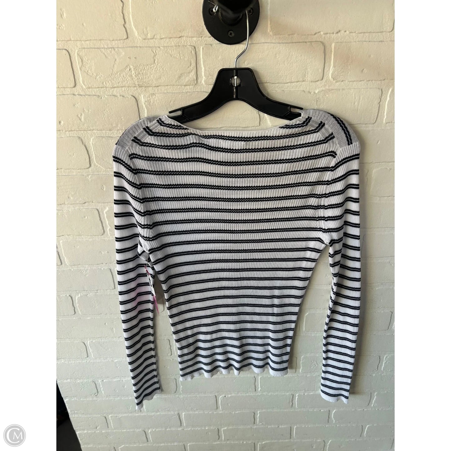 Sweater By Vince In Blue & White, Size: L