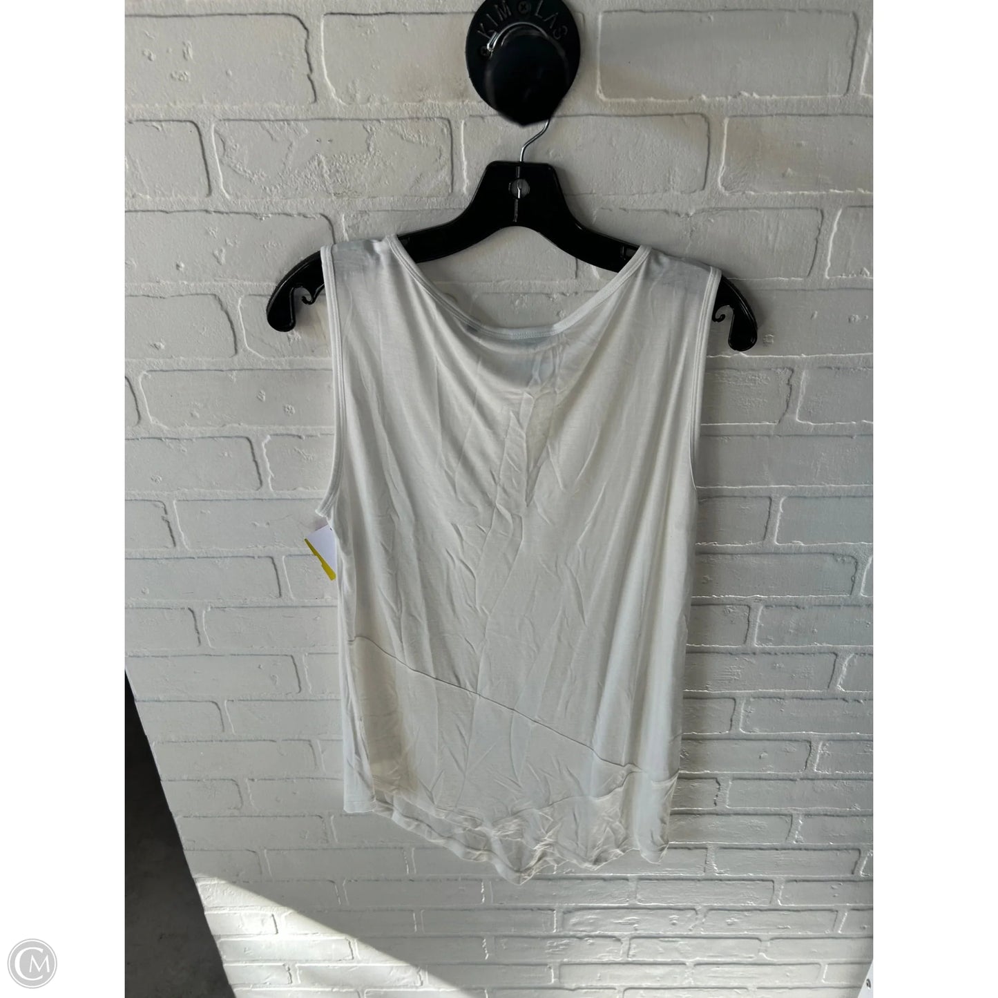 Top Sleeveless By Cabi In White, Size: S