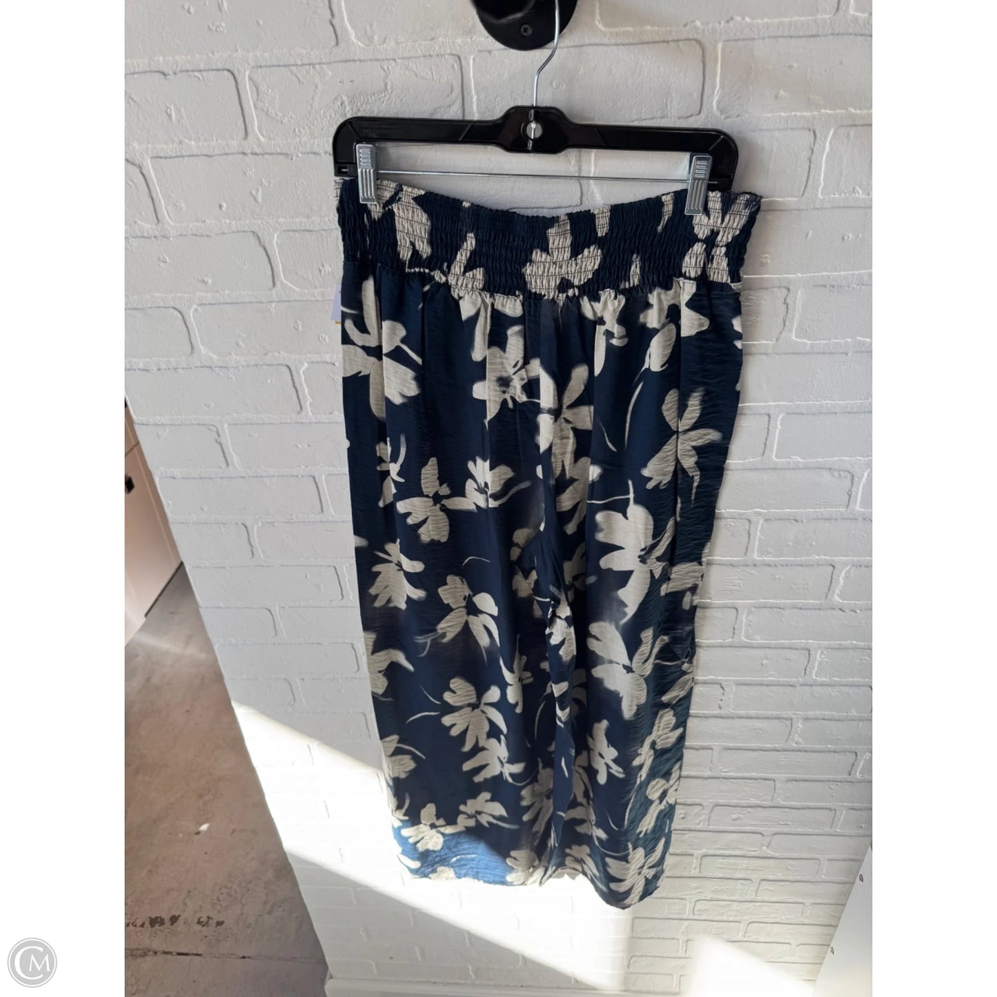 Pants Wide Leg By Simply Vera In Blue & Tan, Size: 12