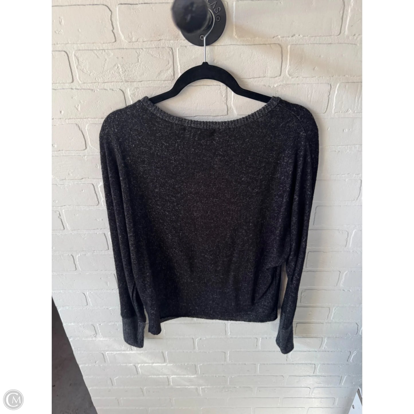 Top Long Sleeve By Cmb In Black, Size: Osfm