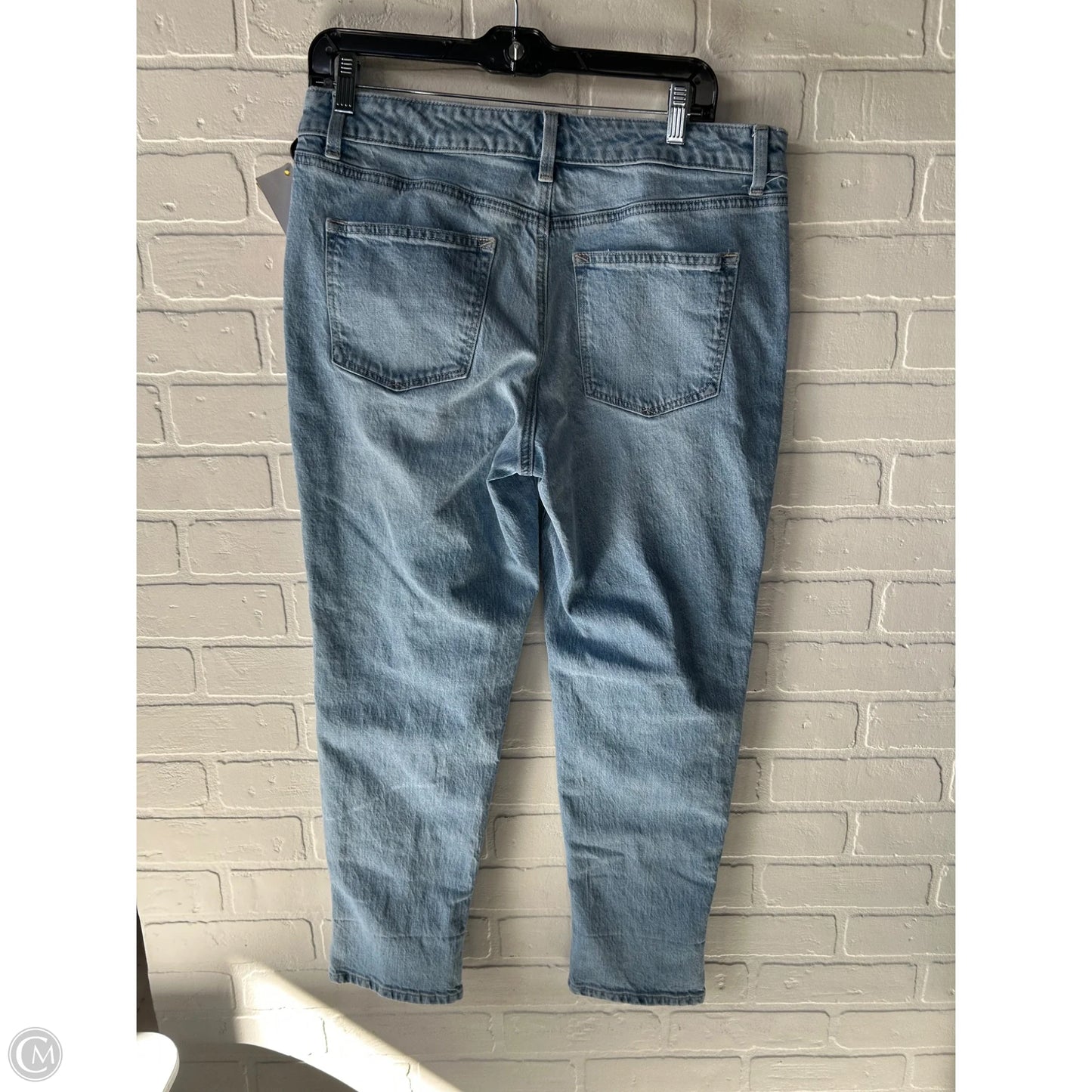 Jeans Straight By Talbots In Blue Denim, Size: 8p