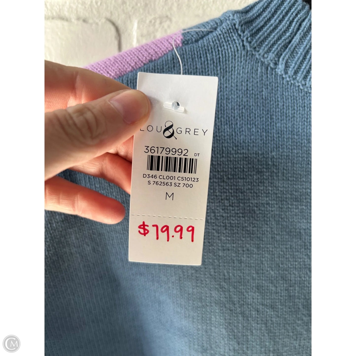 Sweater By Lou And Grey In Blue & Purple, Size: M