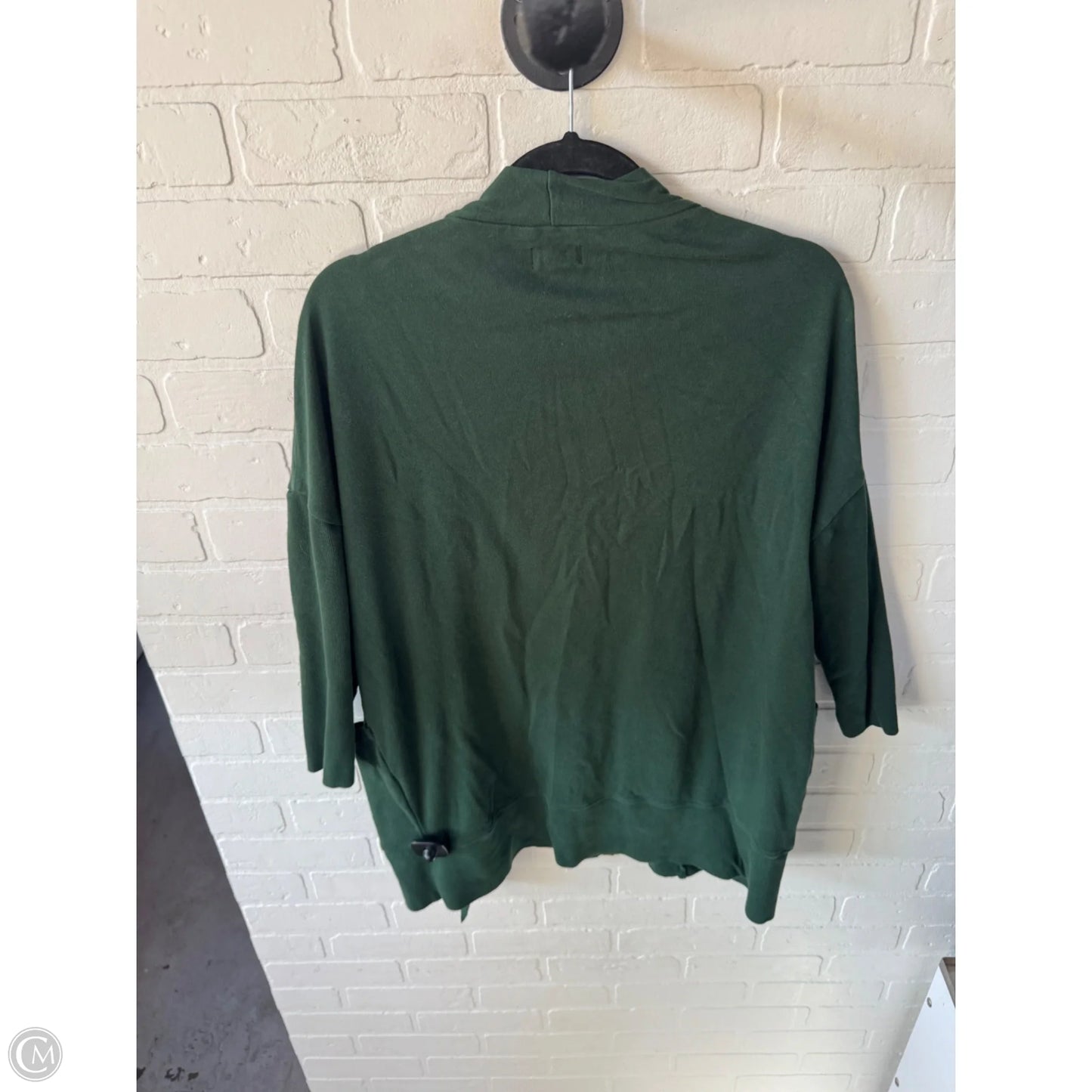 Sweater Cardigan By Pact In Green, Size: Xs