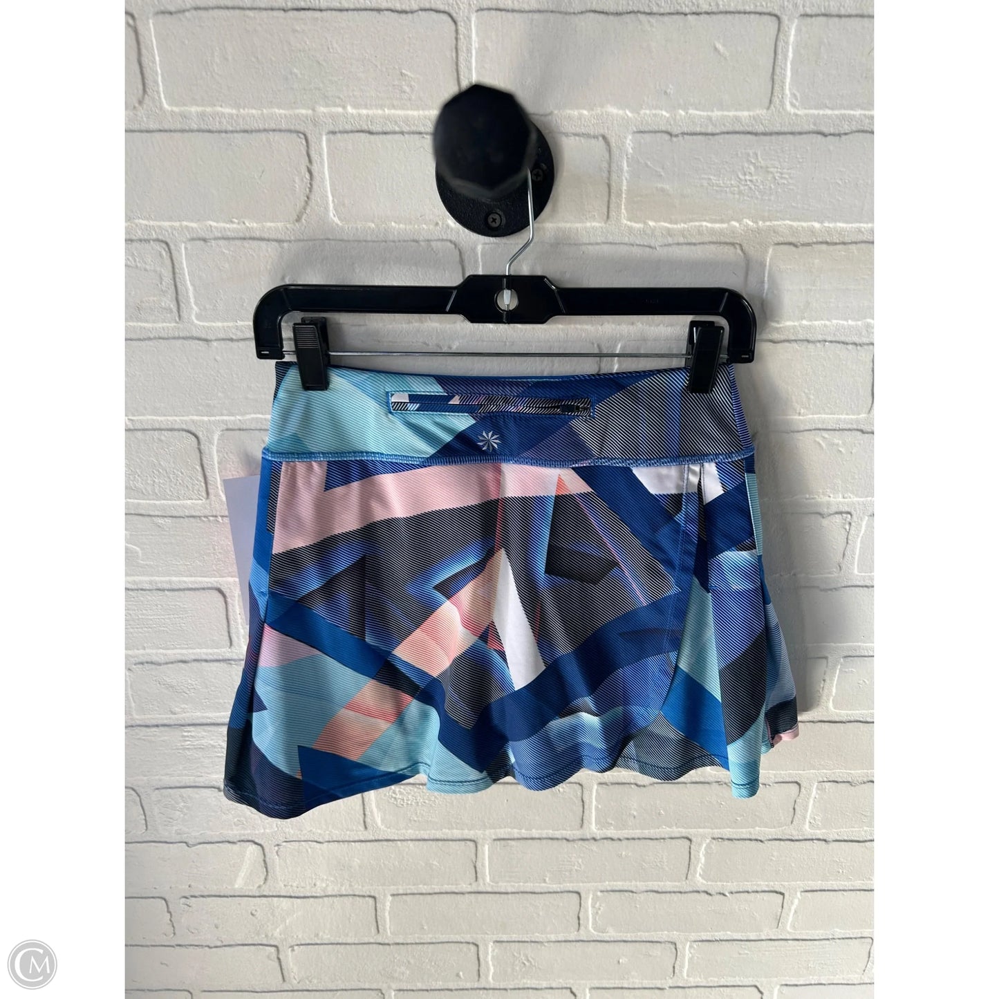 Athletic Skirt By Athleta In Blue & Orange, Size: 0