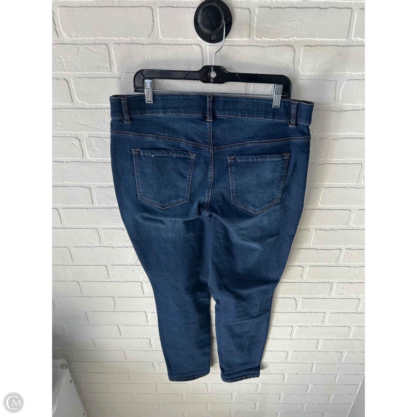 Jeans Straight By D Jeans In Blue Denim, Size: 16