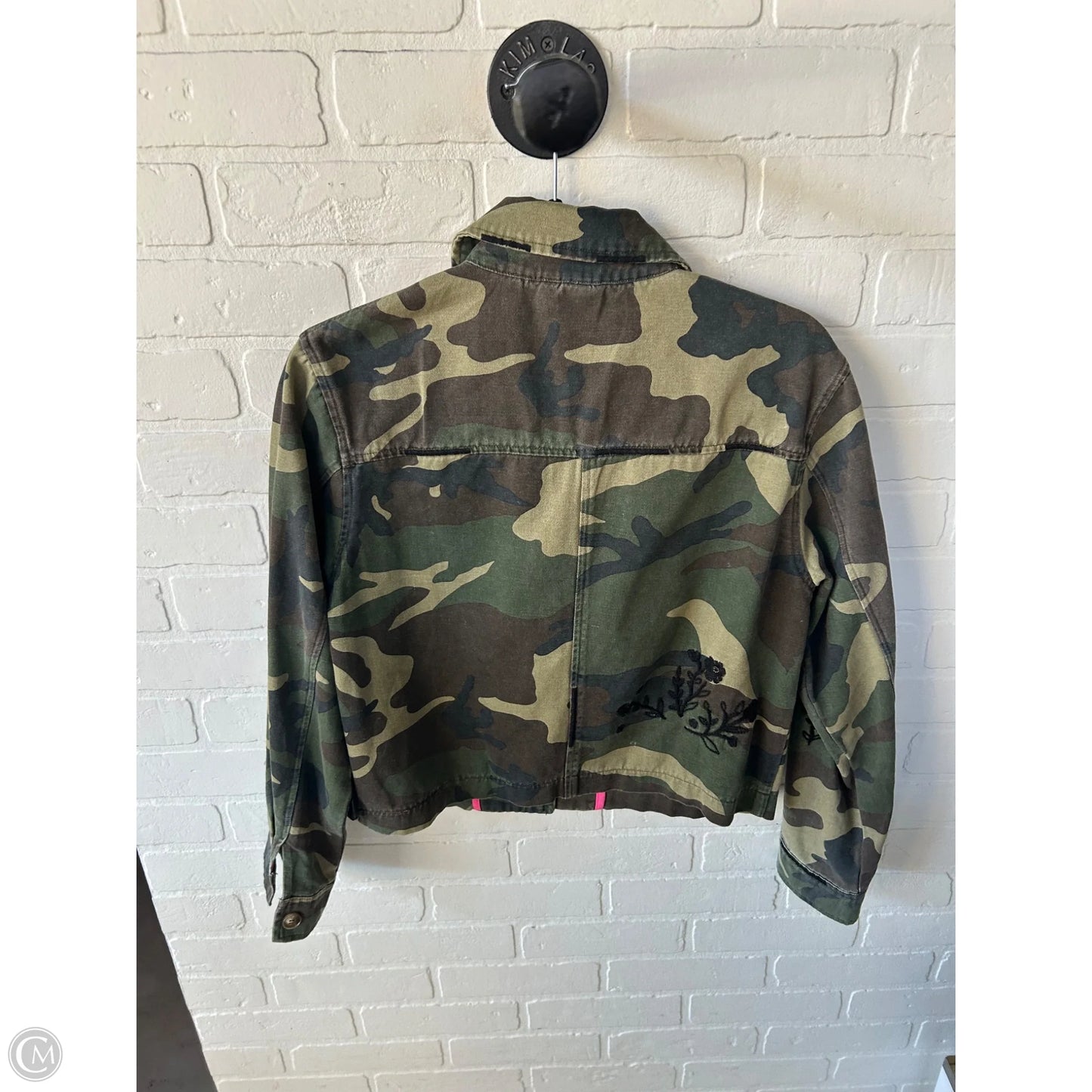 Jacket Shirt By Dolan Left Coast In Camouflage Print, Size: S