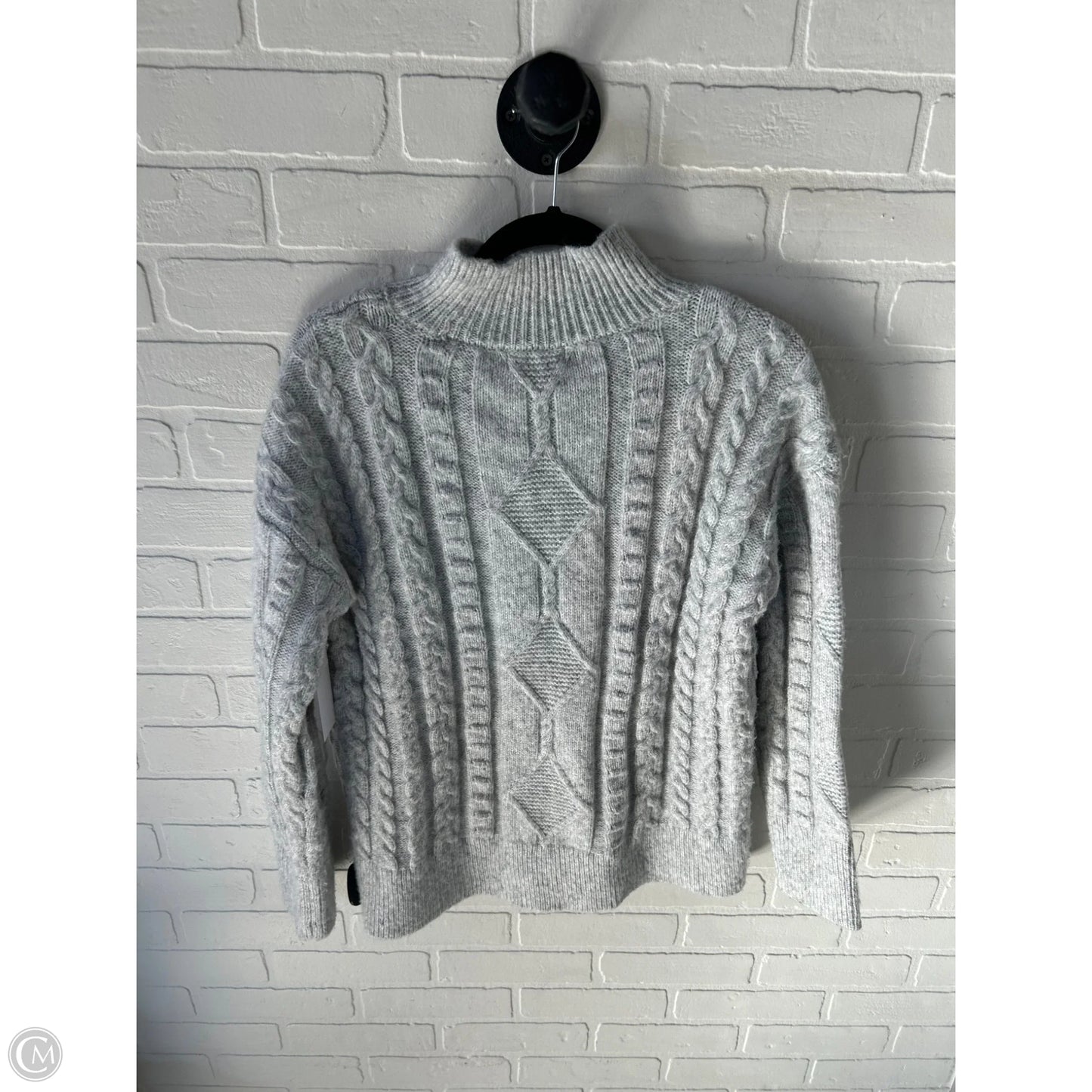 Sweater By Calvin Klein In Grey, Size: S