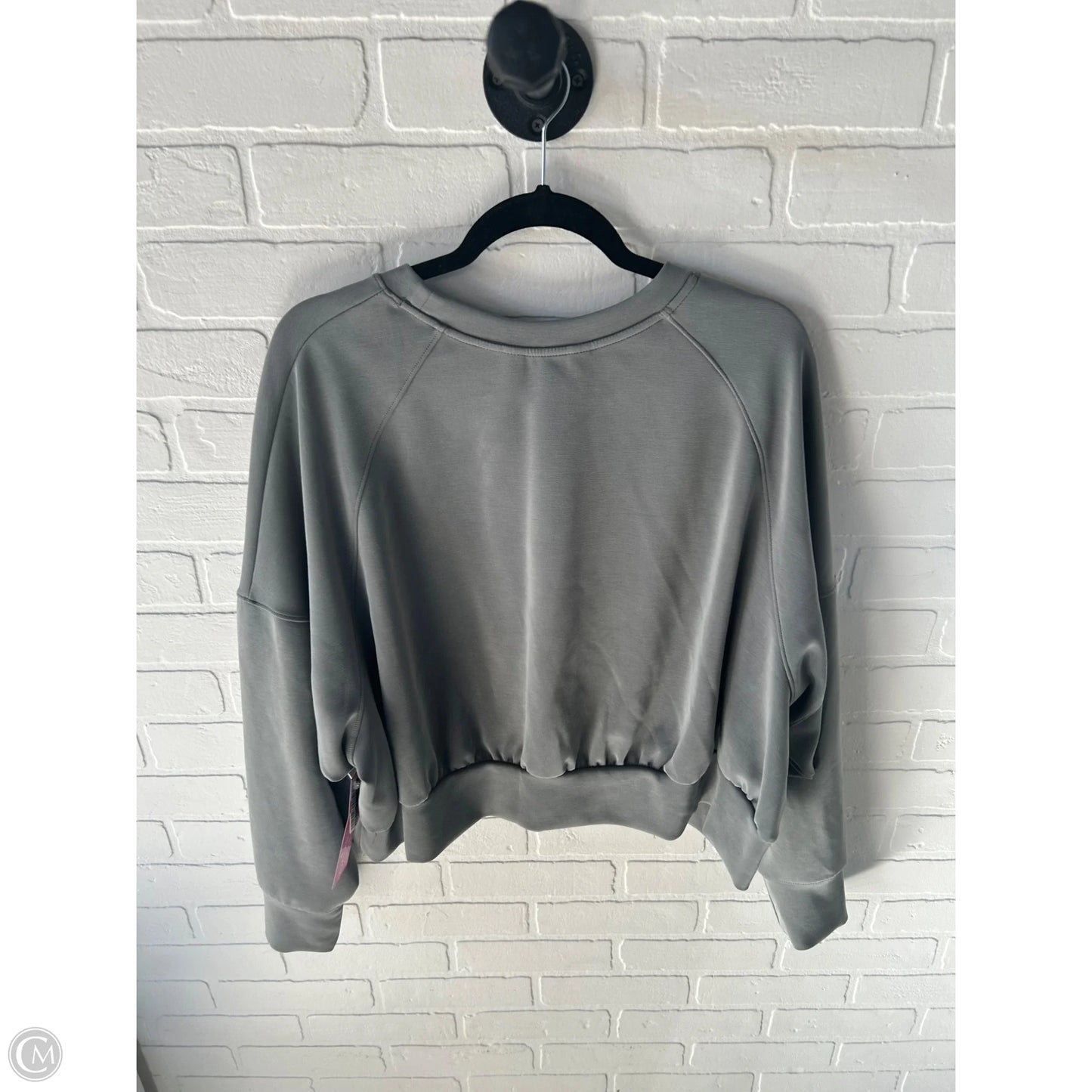 Athletic Sweatshirt Crewneck By Flx In Grey, Size: Xl