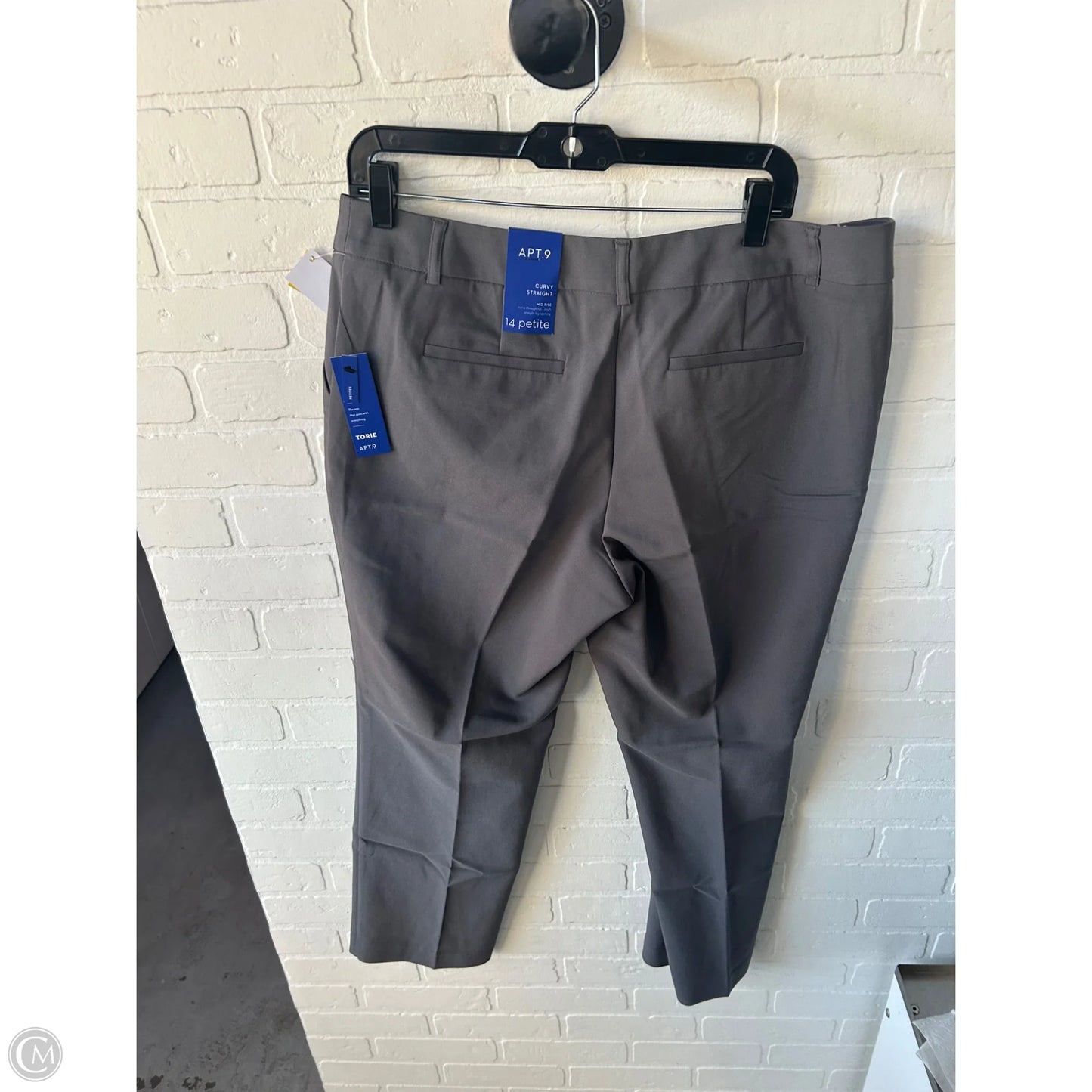 Pants Dress By Apt 9 In Grey, Size: 14p