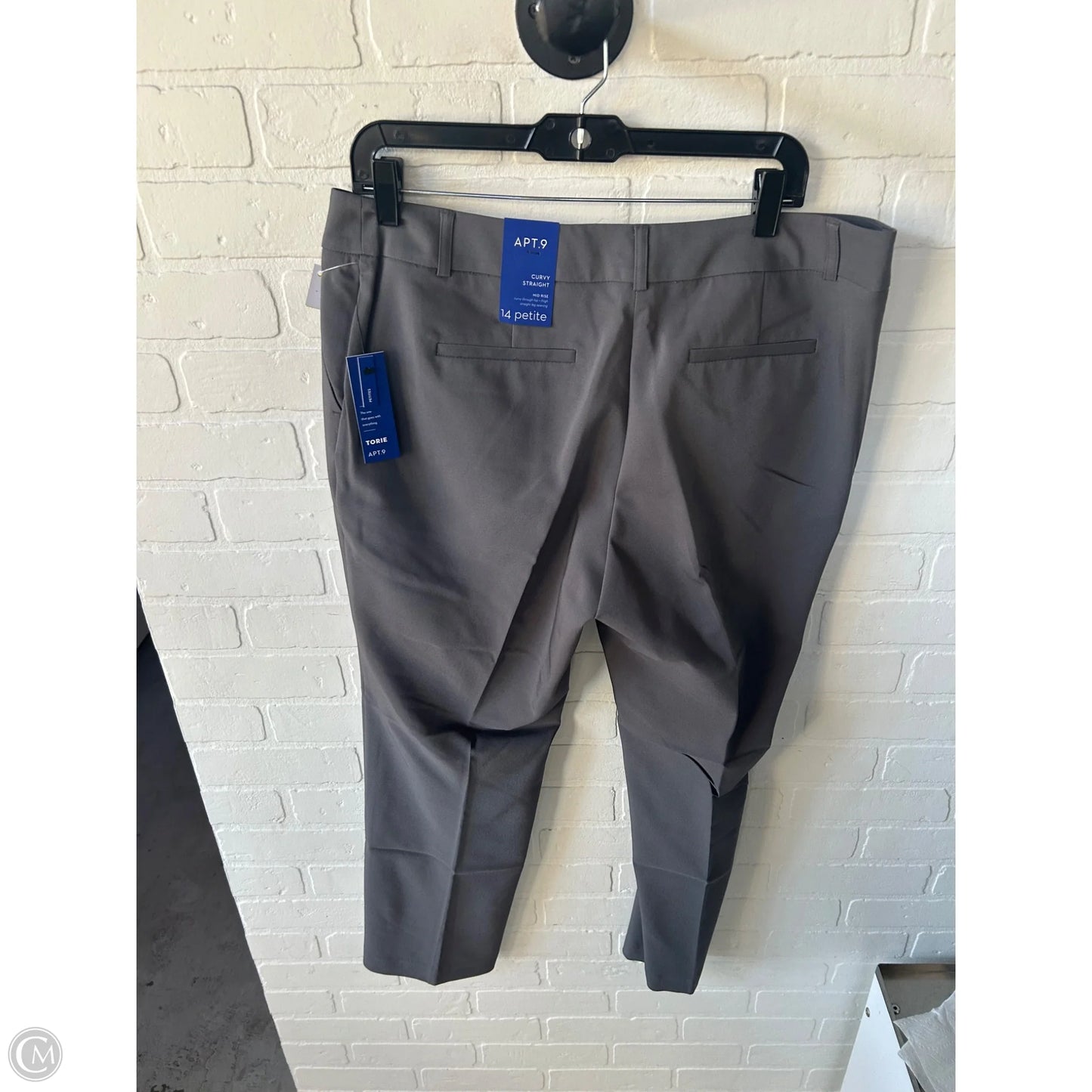 Pants Dress By Apt 9 In Grey, Size: 14p