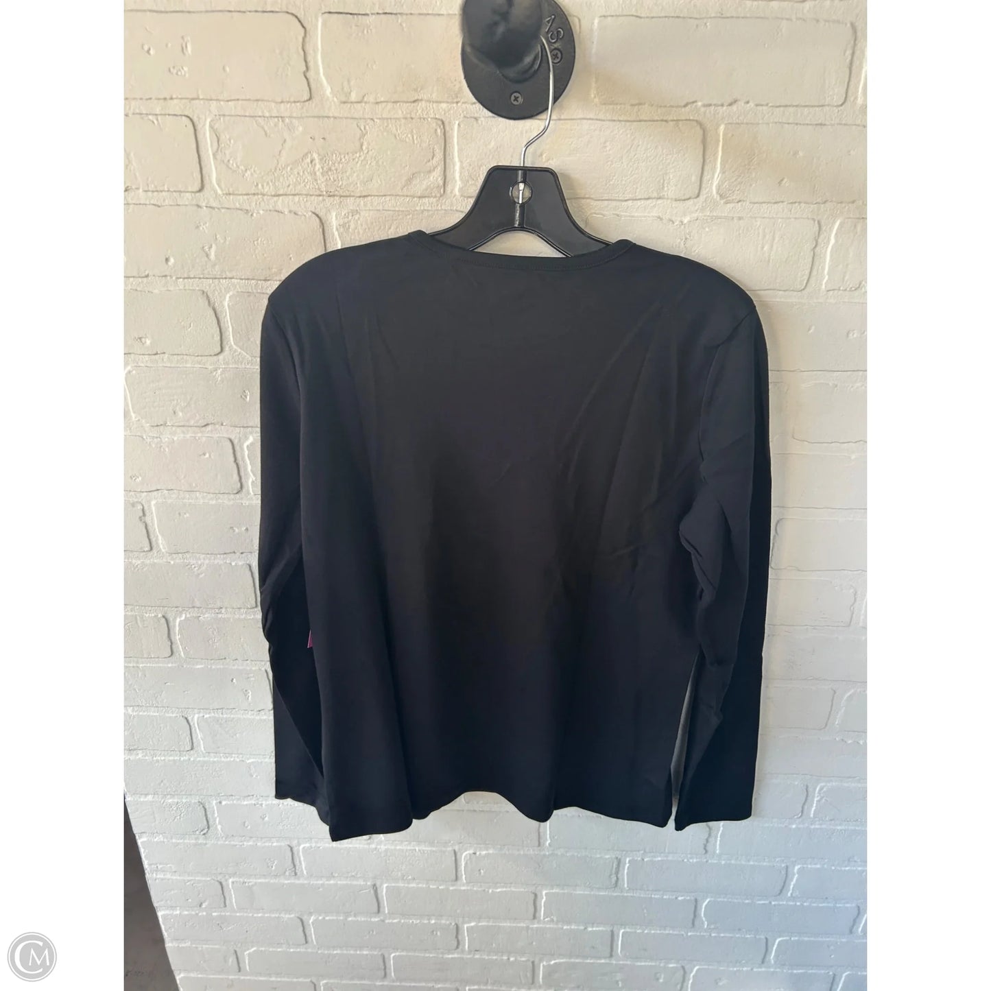 Top Long Sleeve Basic By L.l. Bean In Black, Size: M