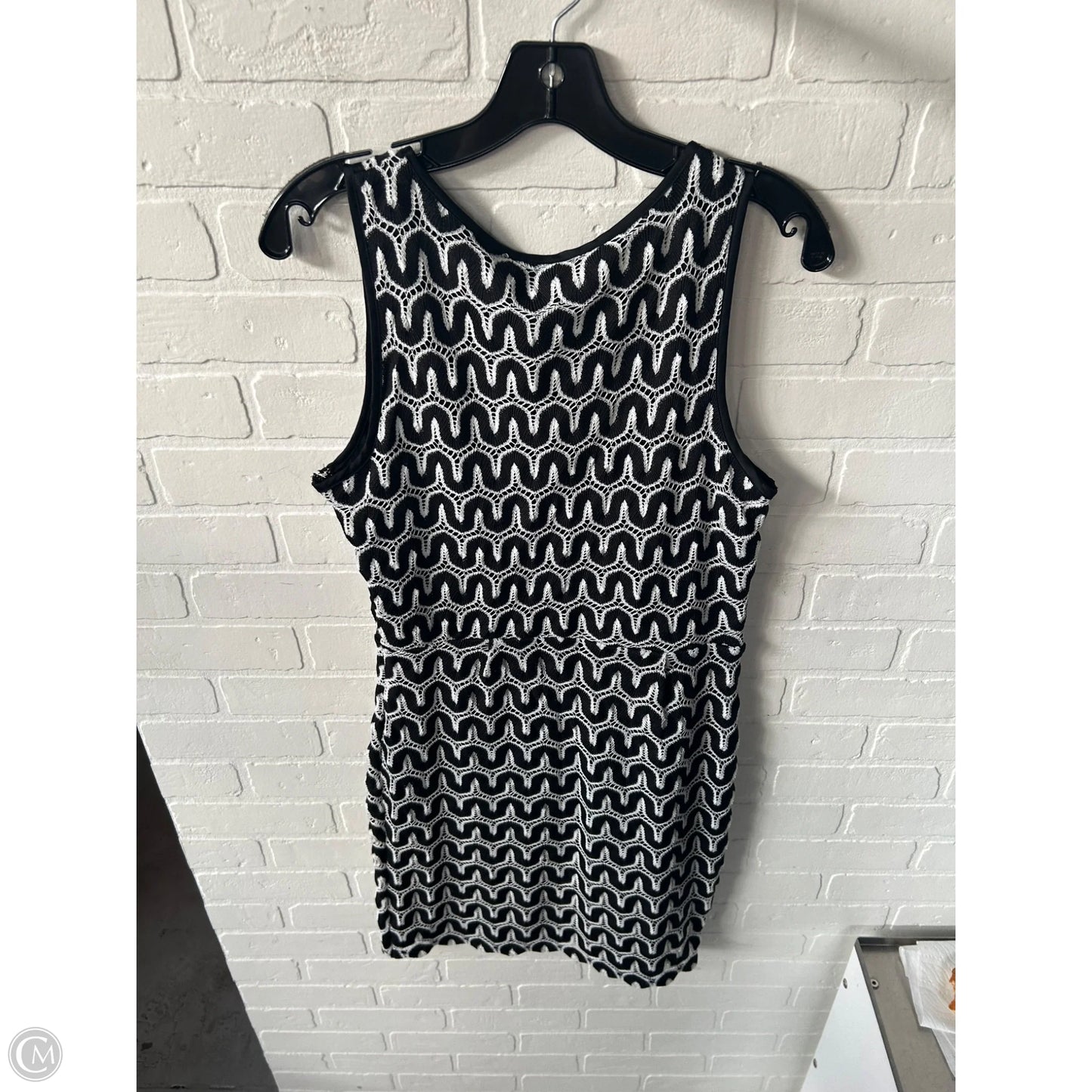 Dress Work By Banana Republic In Black & White, Size: M