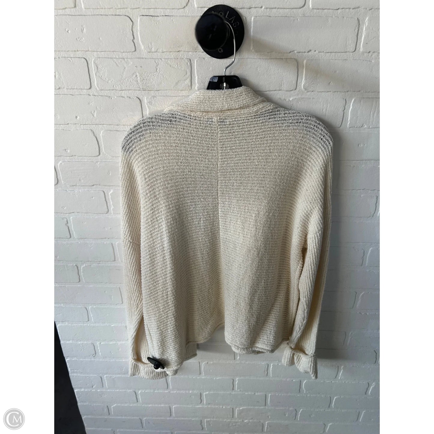 Sweater Cardigan By Madewell In Cream, Size: L