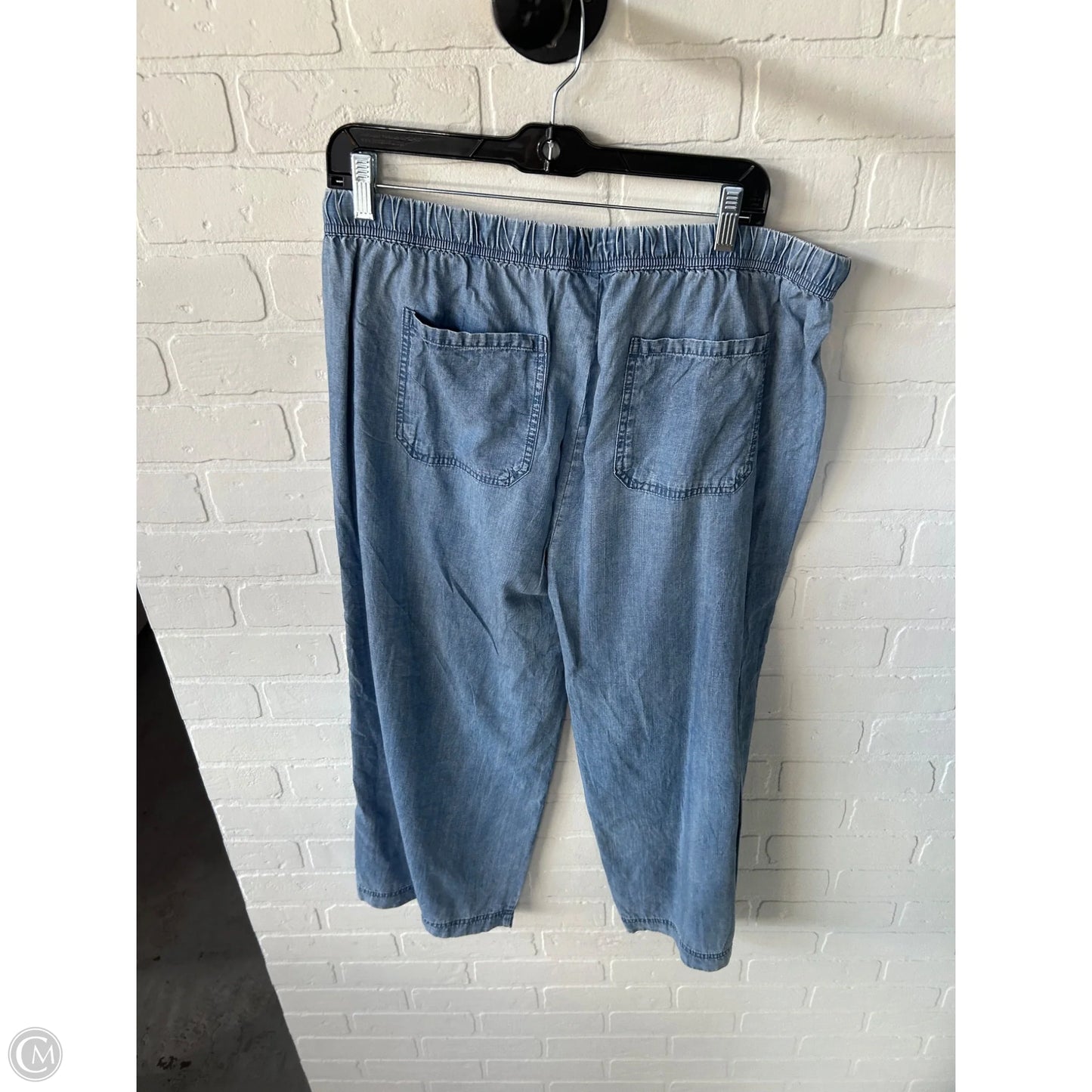 Pants Wide Leg By Splendid In Blue Denim, Size: 16