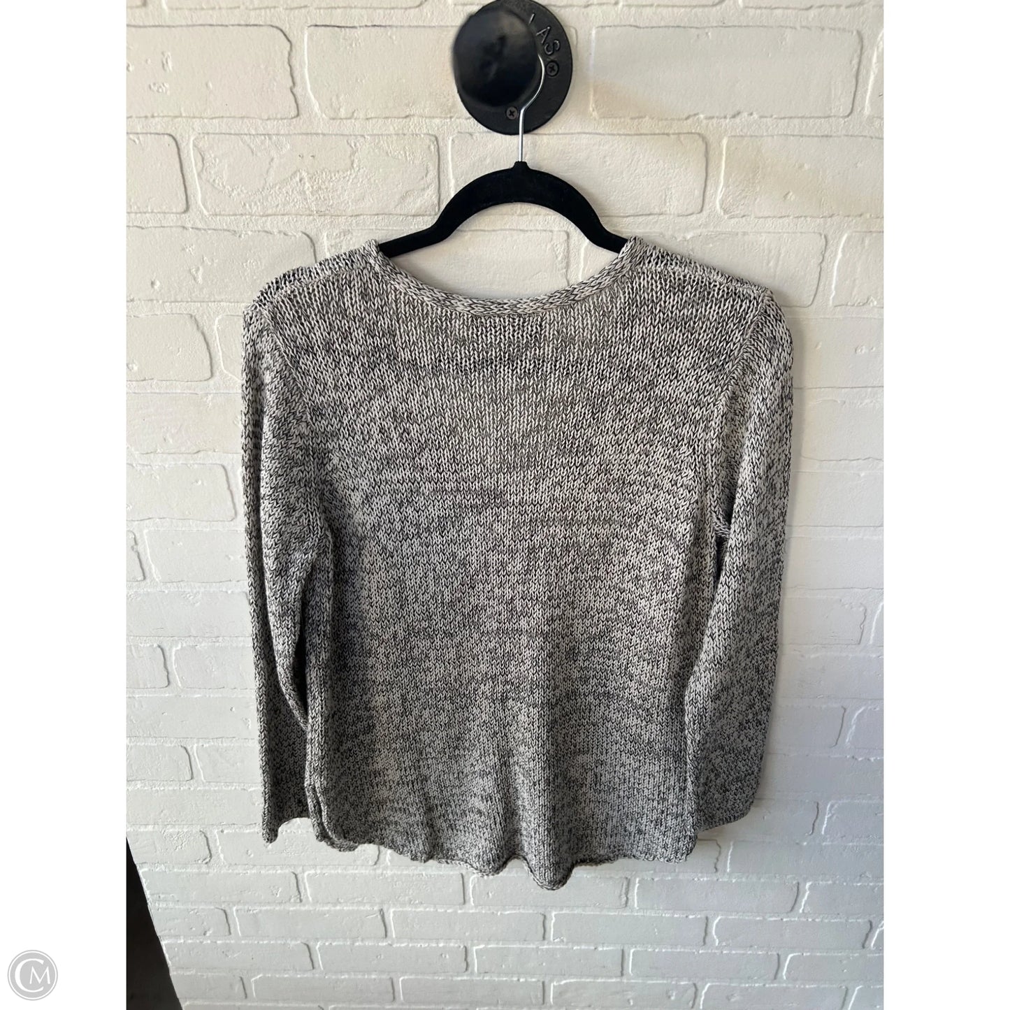 Sweater By Wooden Ships In Black & White, Size: S