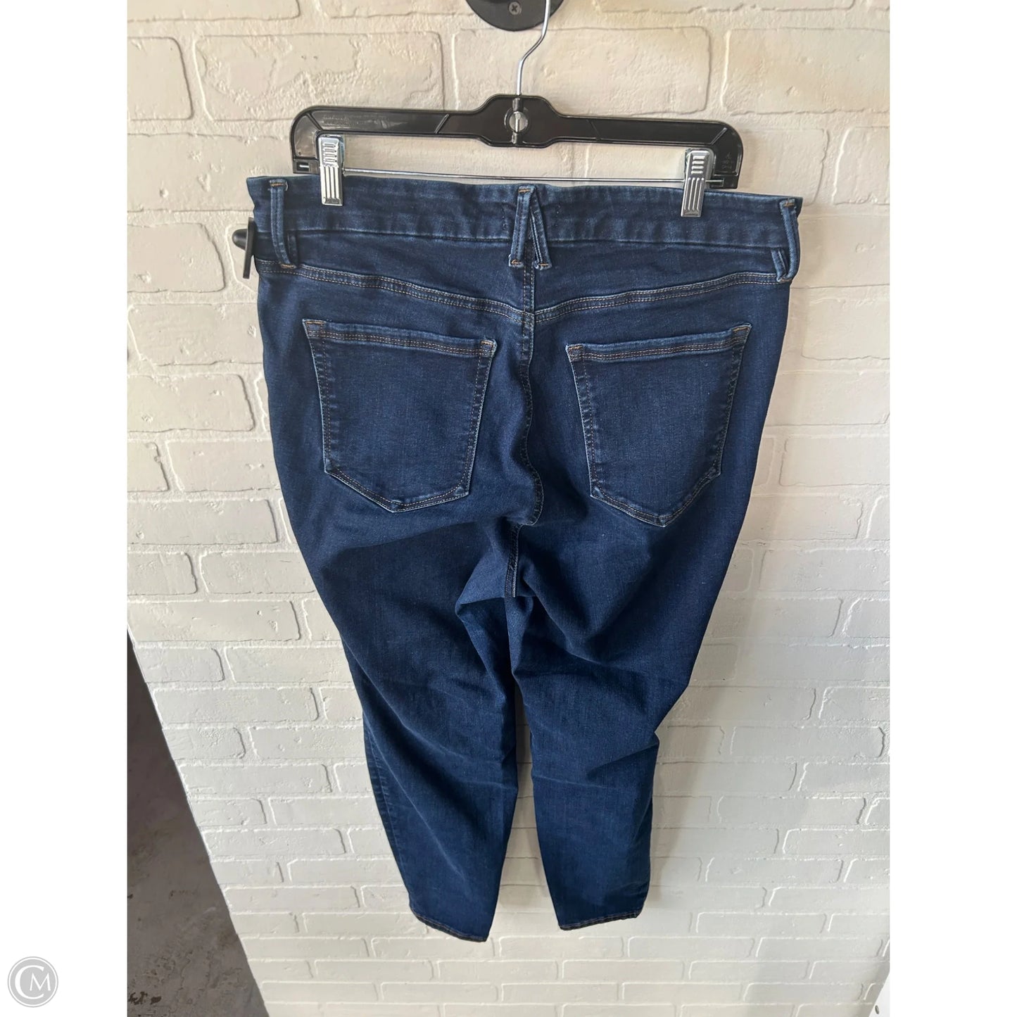 Jeans Skinny By Good American In Blue Denim, Size: 14