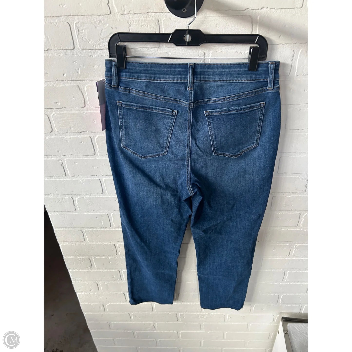 Jeans Cropped By Nine West In Blue Denim, Size: 12