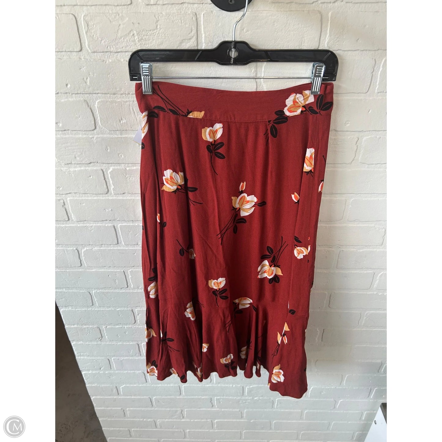 Skirt Midi By Free People In Red, Size: 2