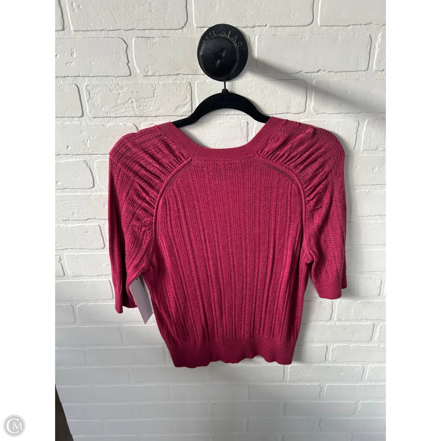 Sweater Short Sleeve By White House Black Market In Pink, Size: S