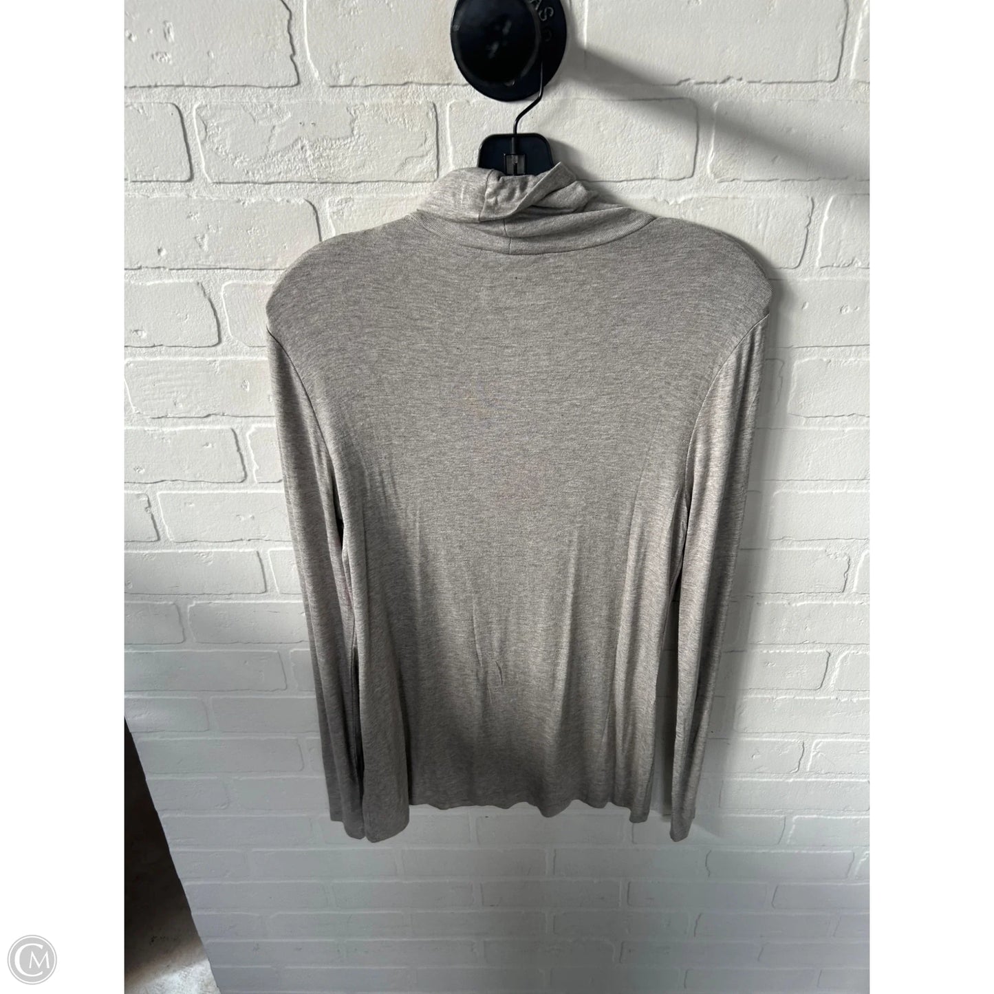 Top Long Sleeve By Philosophy In Grey, Size: S
