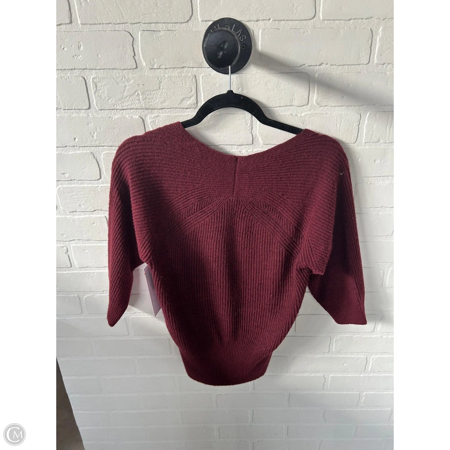 Sweater Short Sleeve By White House Black Market In Red, Size: Xs
