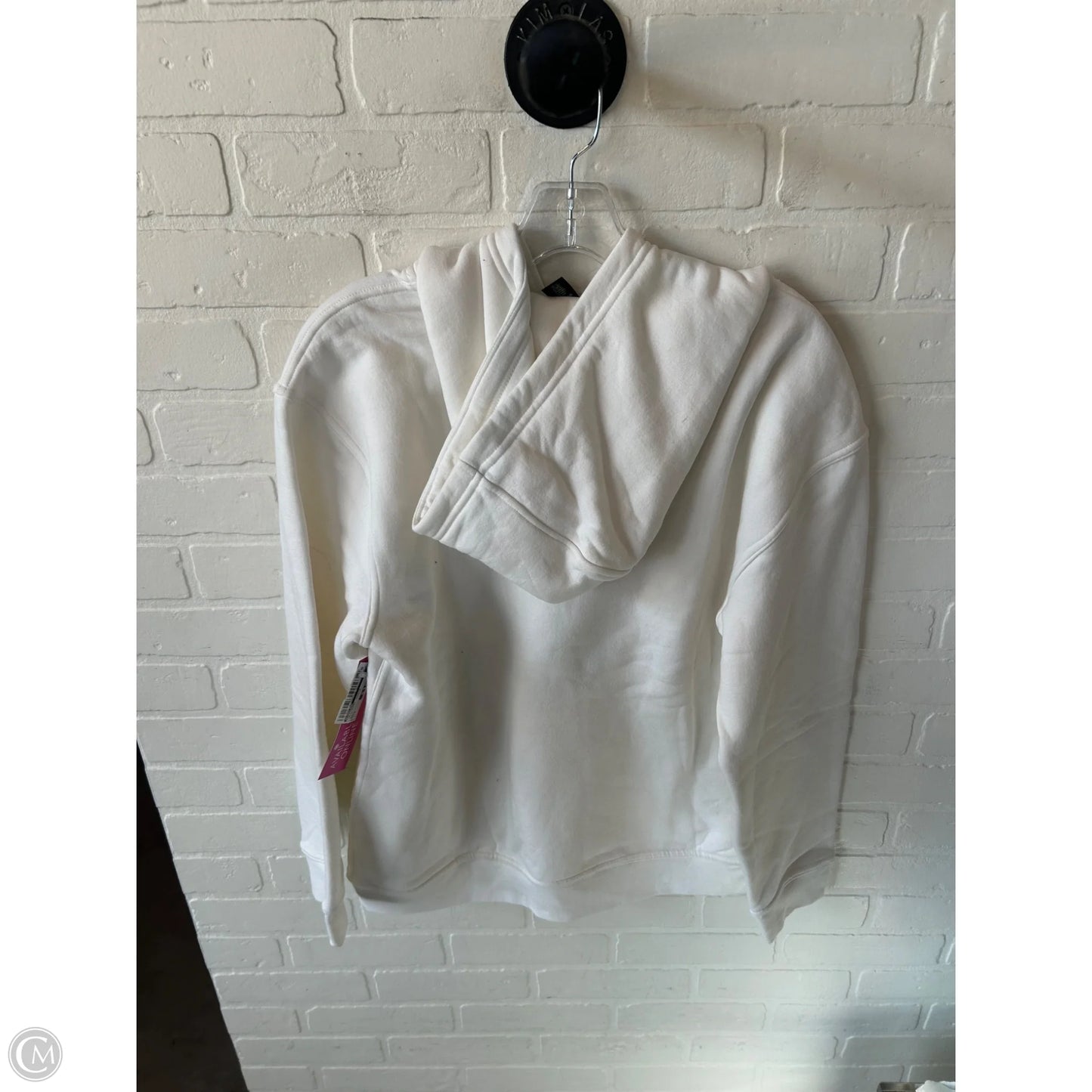 Sweatshirt Hoodie By Kirkland In White, Size: M