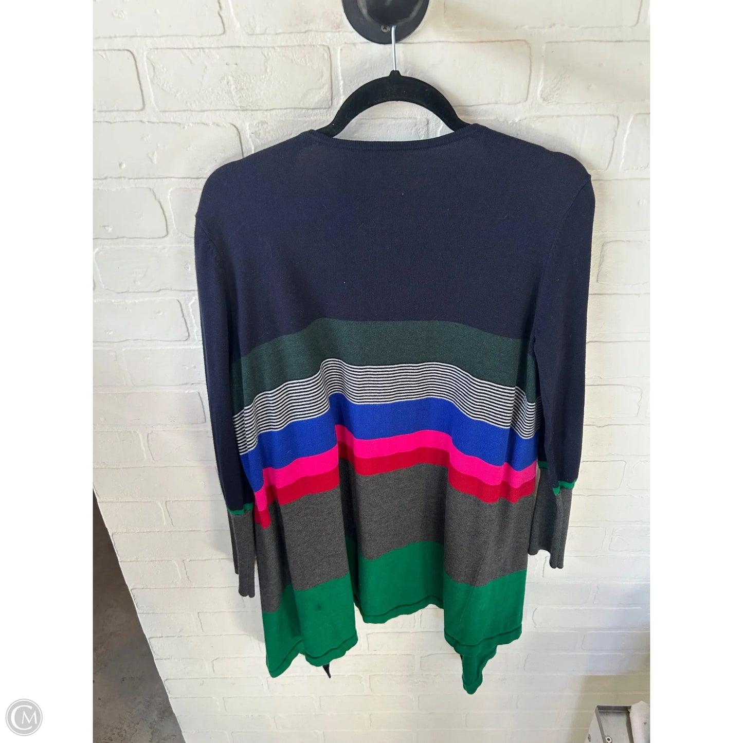 Sweater Cardigan By Clothes Mentor In Blue & Green, Size: Xs