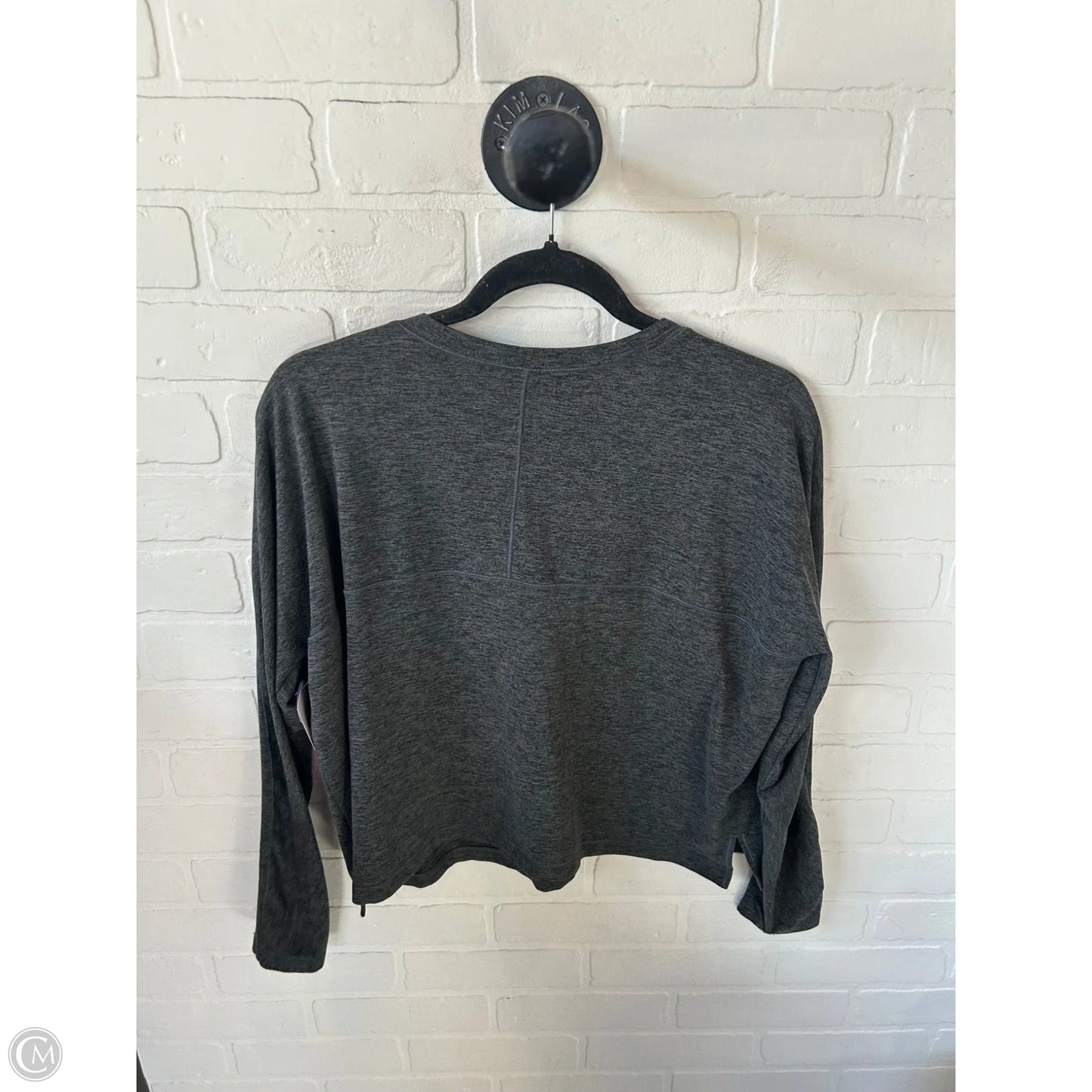 Athletic Top Long Sleeve Crewneck By Girlfriend Collective In Grey, Size: Xs
