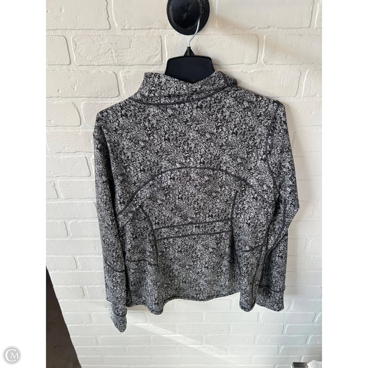 Athletic Jacket By Members Mark In Black & Grey, Size: Xl