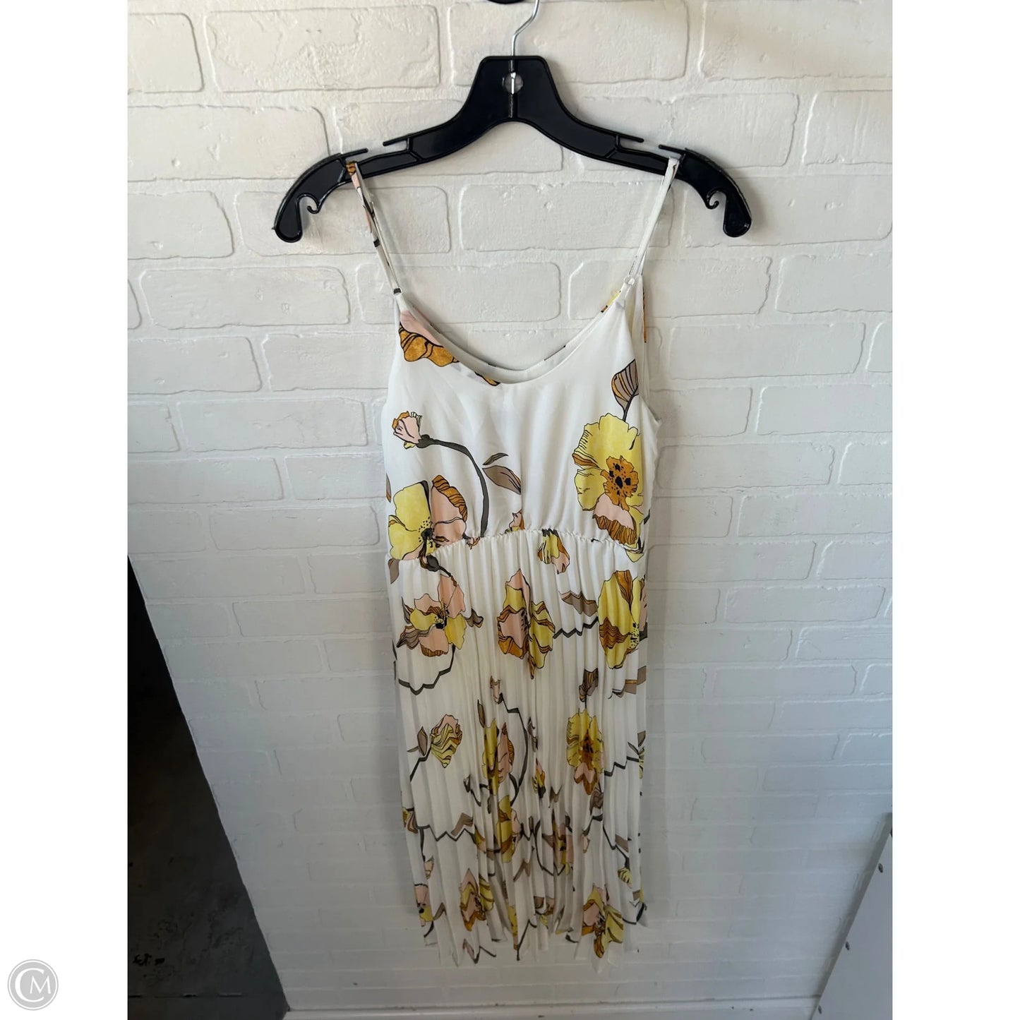 Dress Casual Midi By A New Day In Pink & White, Size: M