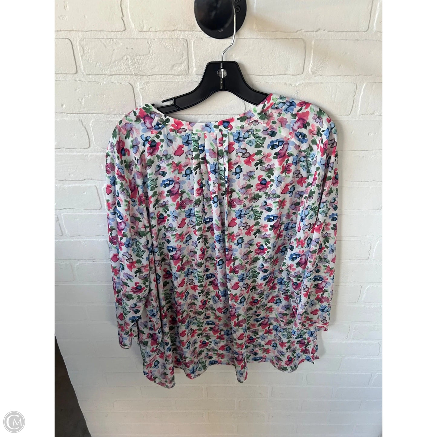 Top 3/4 Sleeve By Not Your Daughters Jeans In Pink, Size: 2x