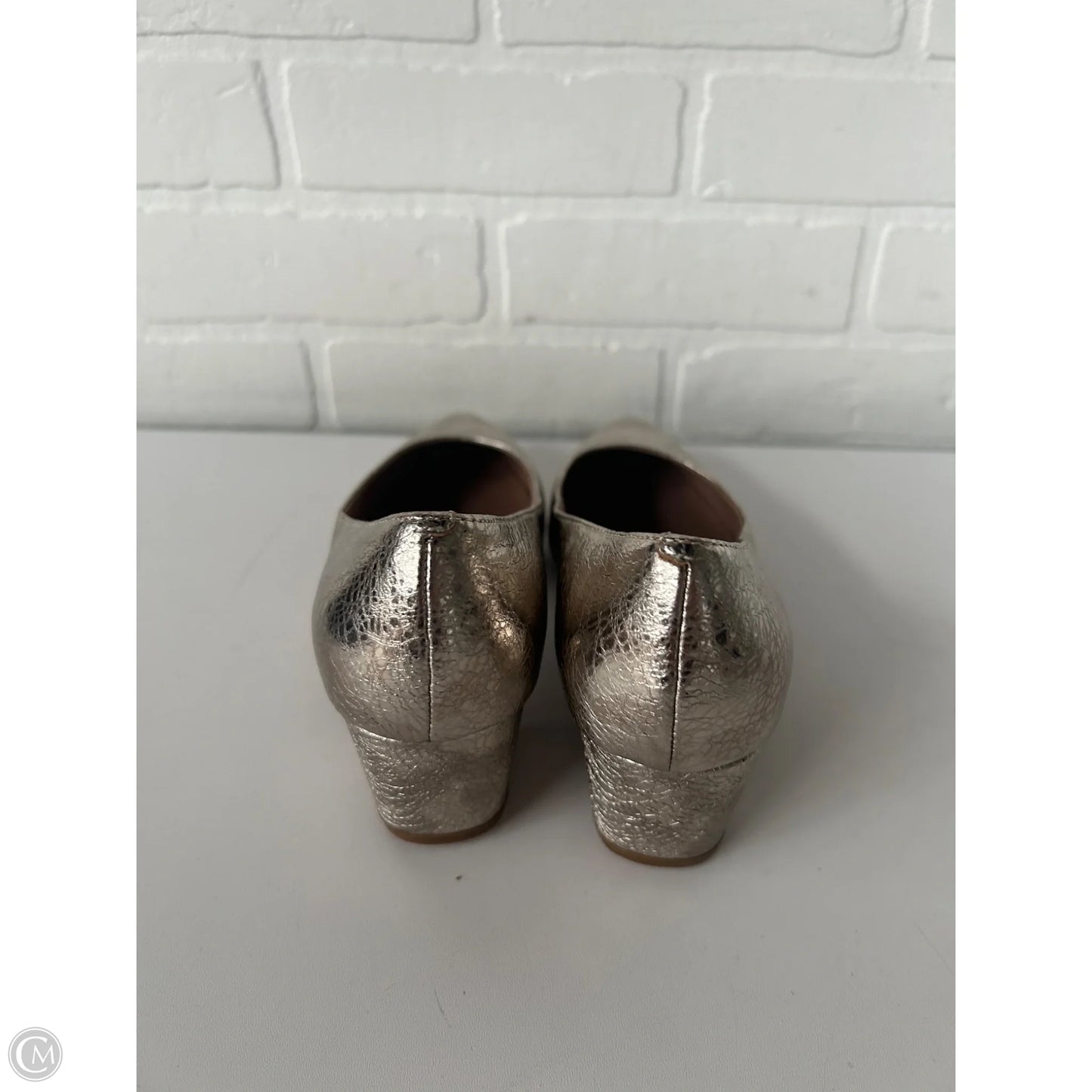 Shoes Heels Kitten By Linea Paolo In Gold, Size: 6.5