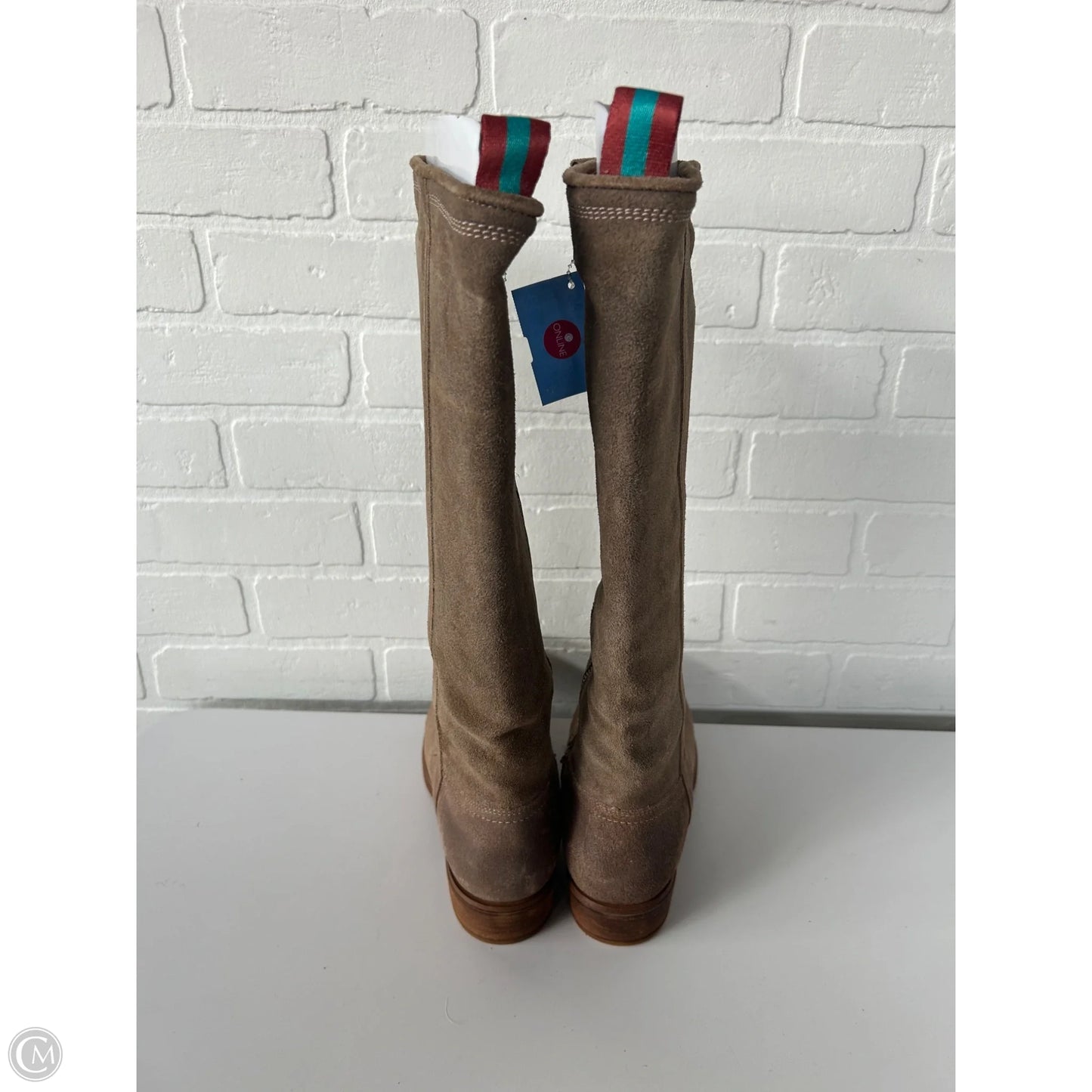 Boots Knee Flats By Sofft In Tan, Size: 8.5