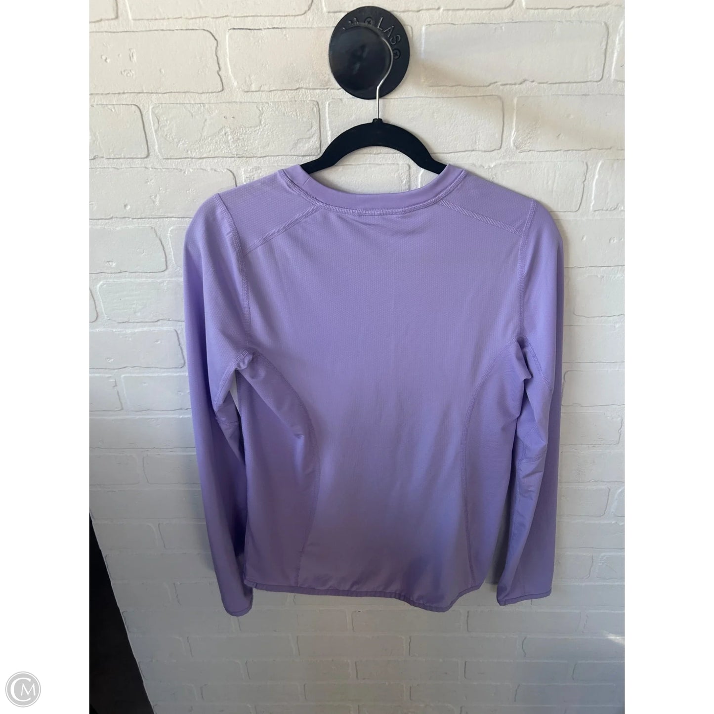 Athletic Top Long Sleeve Crewneck By Duluth Trading In Purple, Size: Xs
