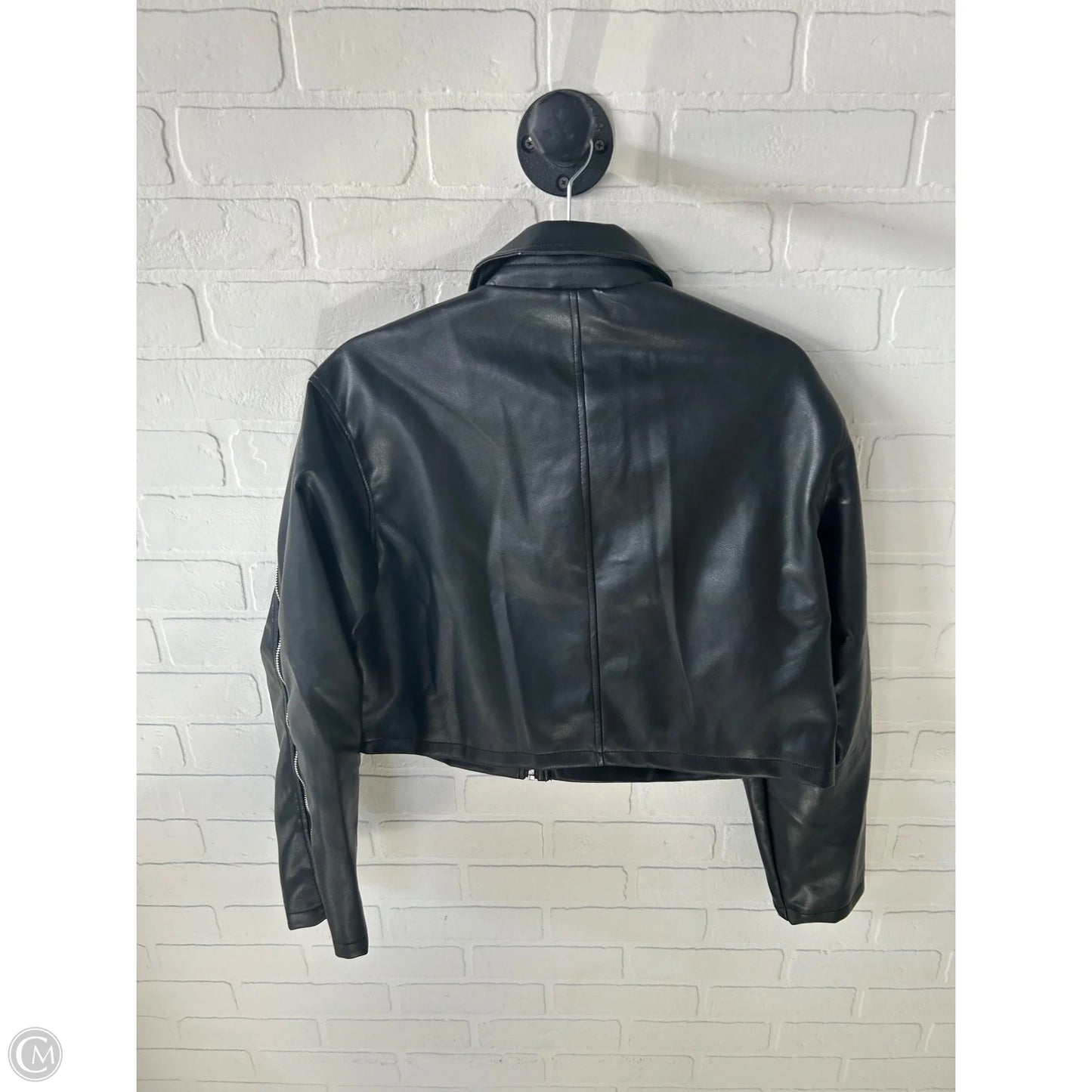 Jacket Moto By Fashion Nova In Black, Size: L
