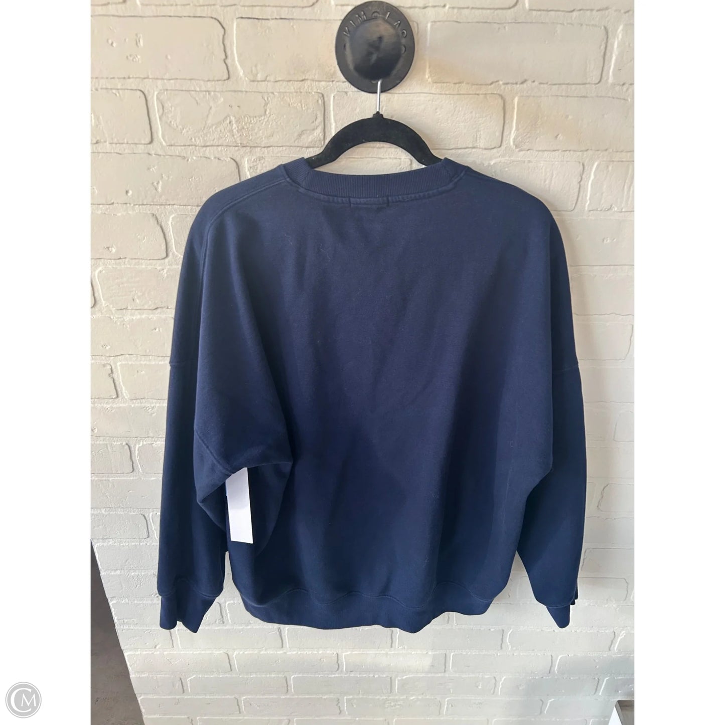 Athletic Sweatshirt Crewneck By Beyond Yoga In Blue, Size: M