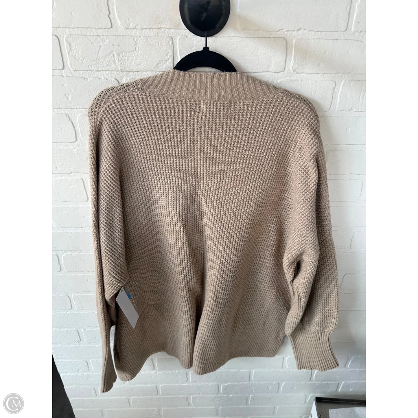 Sweater Cardigan By Old Navy In Tan, Size: Xl