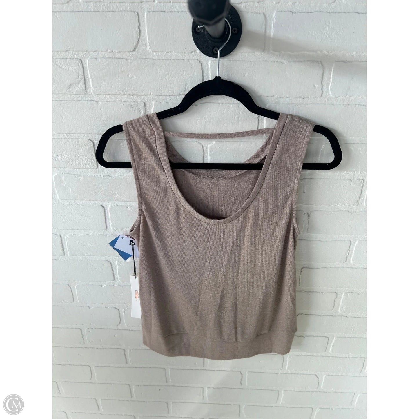 Top Sleeveless By June & Hudson In Tan, Size: M