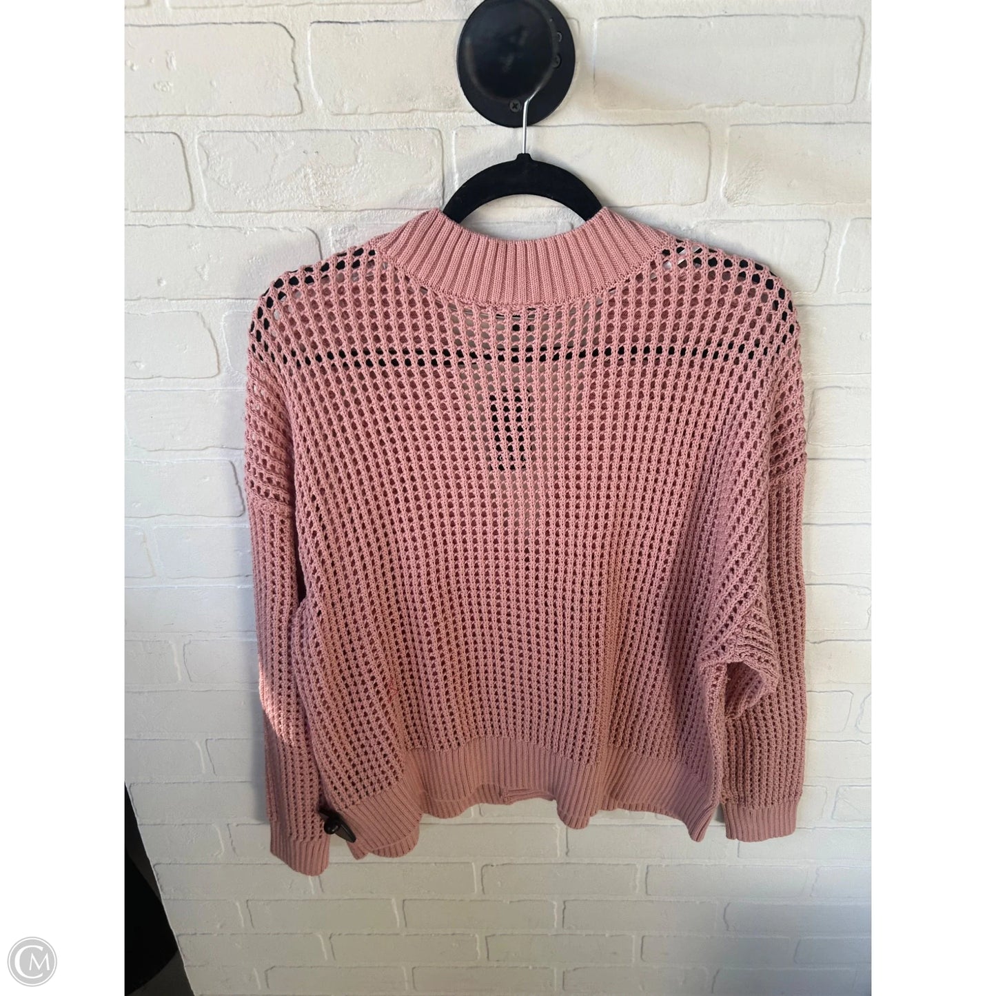 Sweater Cardigan By Torrid In Pink, Size: L