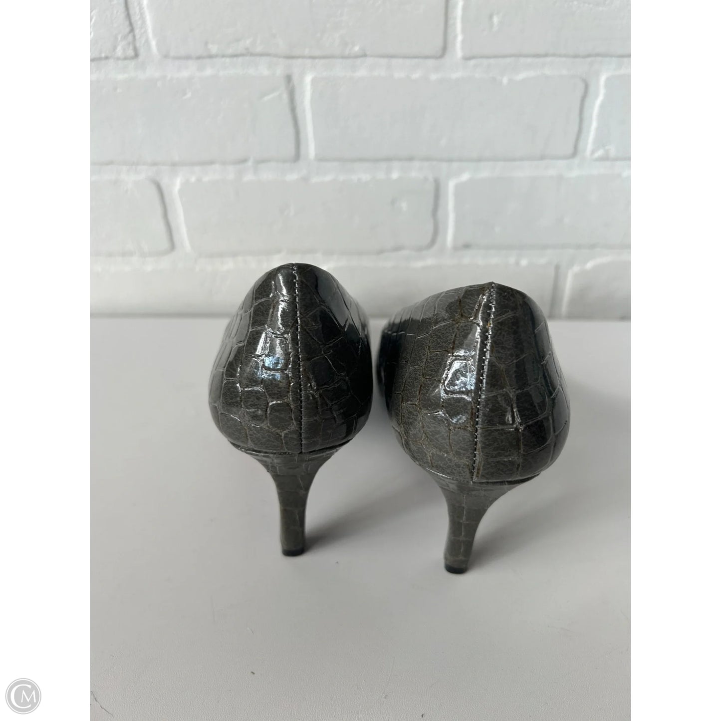 Shoes Heels Stiletto By Comfort Plus In Grey, Size: 7