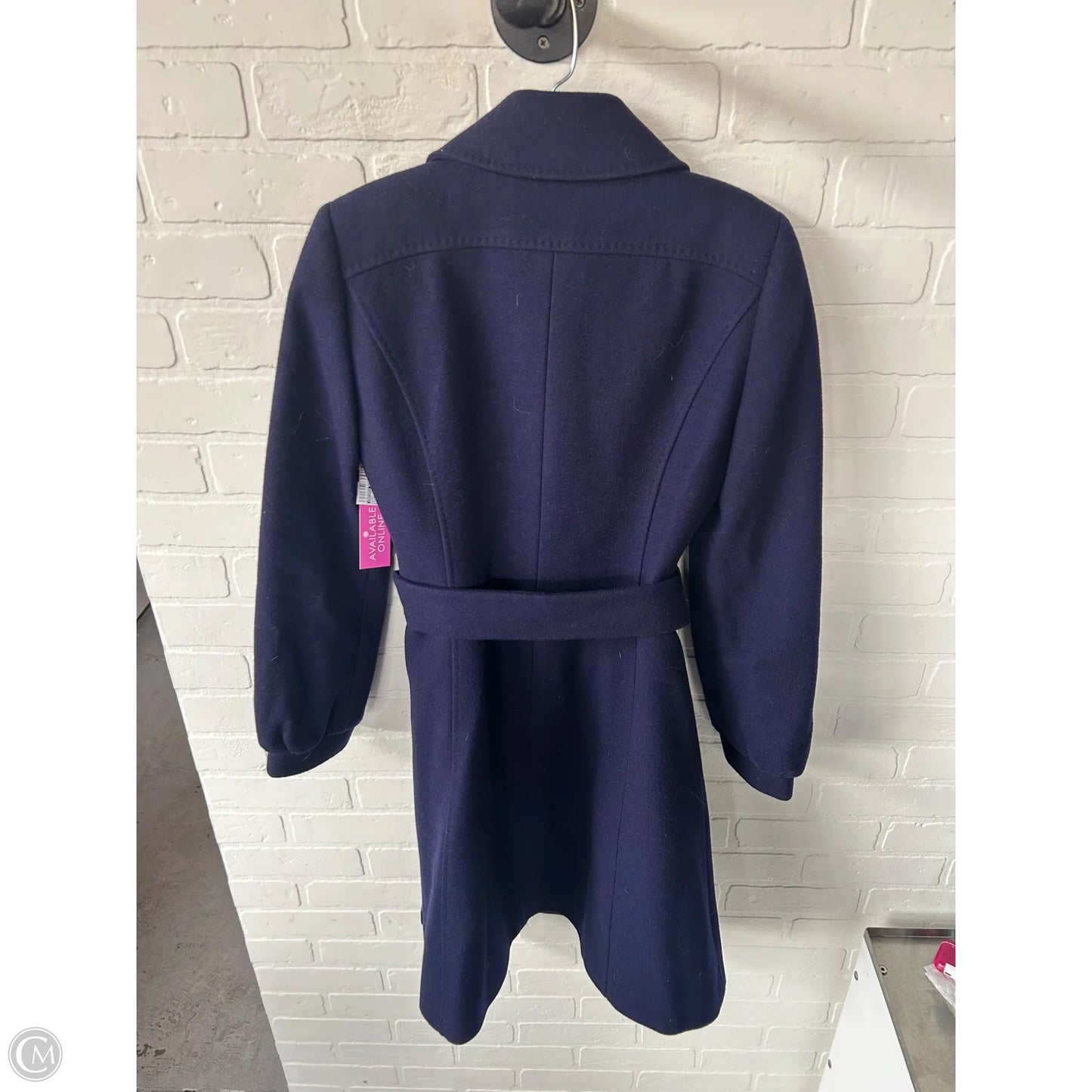 Coat Trench Coat By Antonio Melani In Purple, Size: Xs